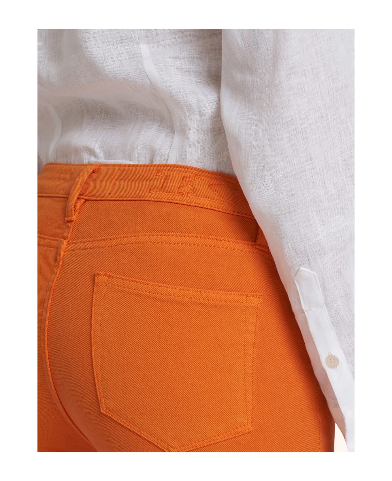 Kiton Jns Trousers Cotton - ORANGE