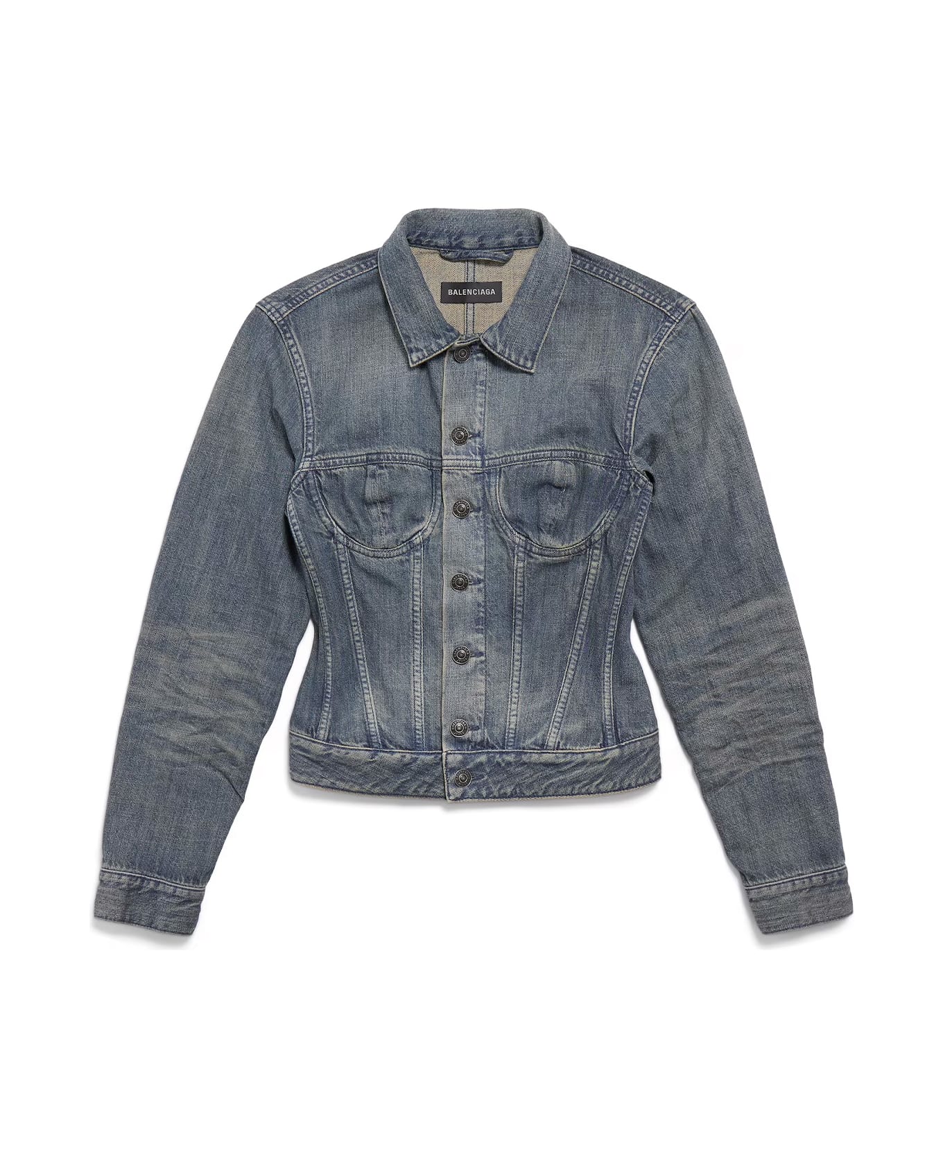 Balenciaga Jackets - NAVY GREEN YELLOW