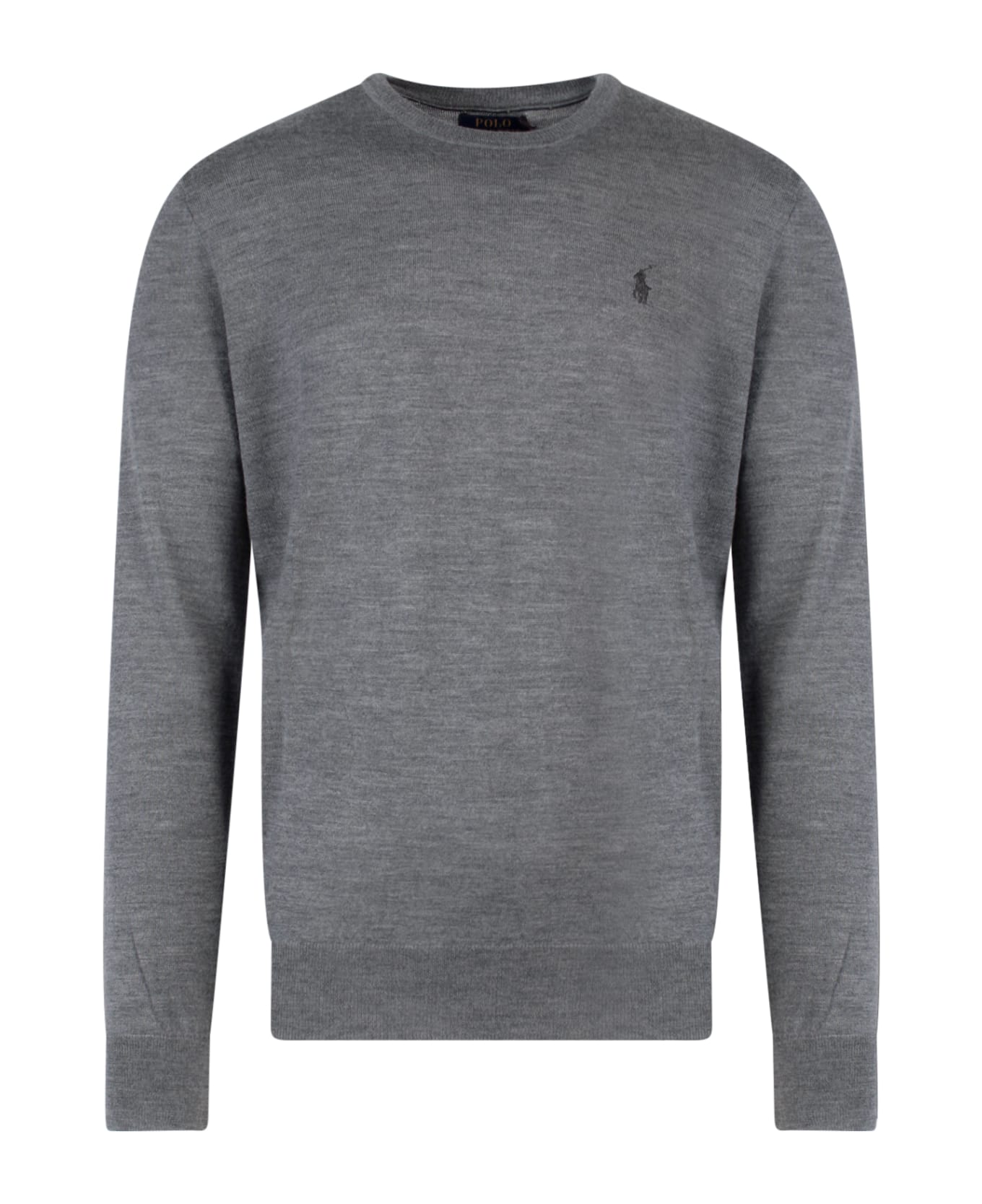 Polo Ralph Lauren Pony Embroidered Knit Jumper - Grey