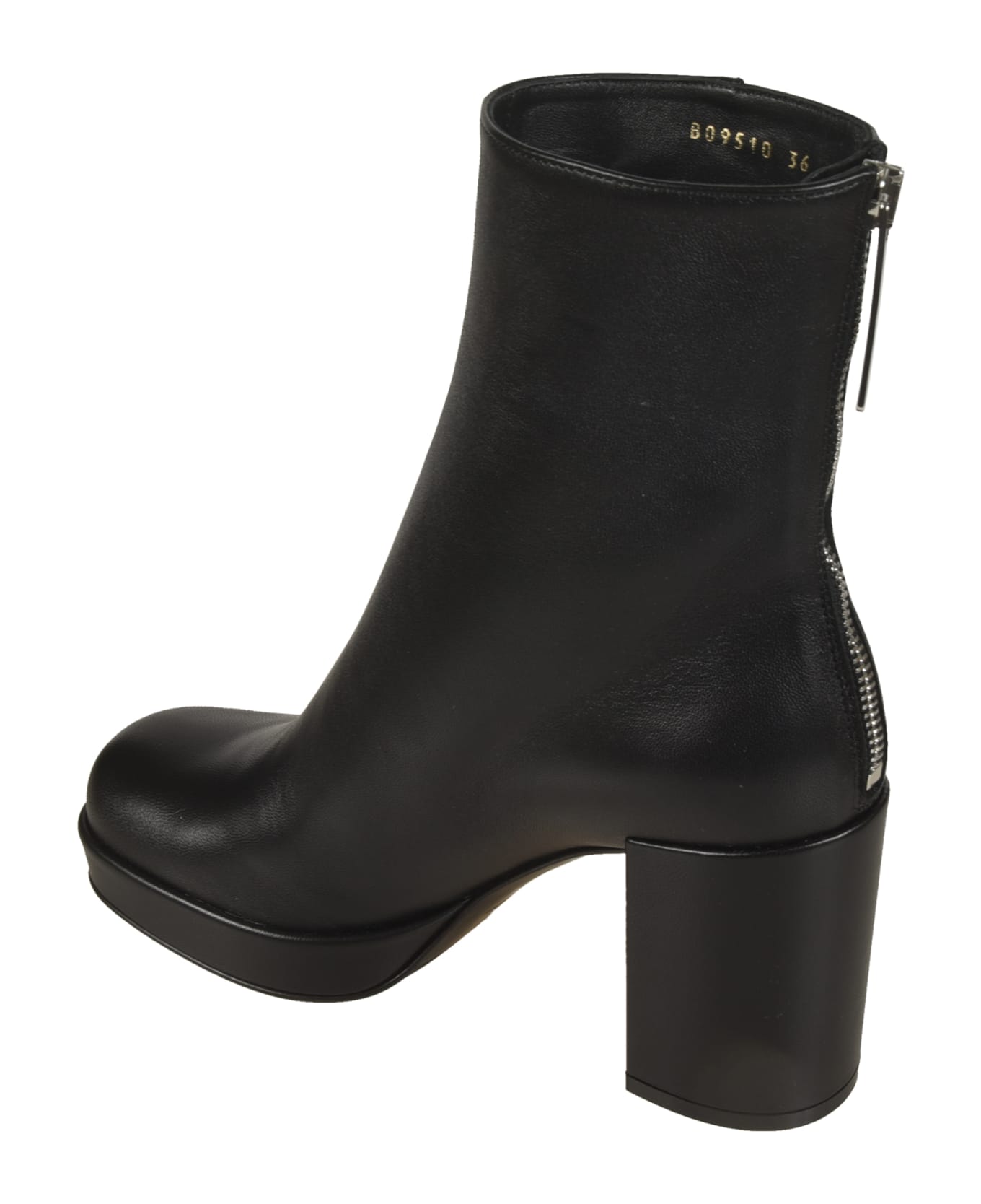 Sergio Rossi Back Zip Classic Boots - Black