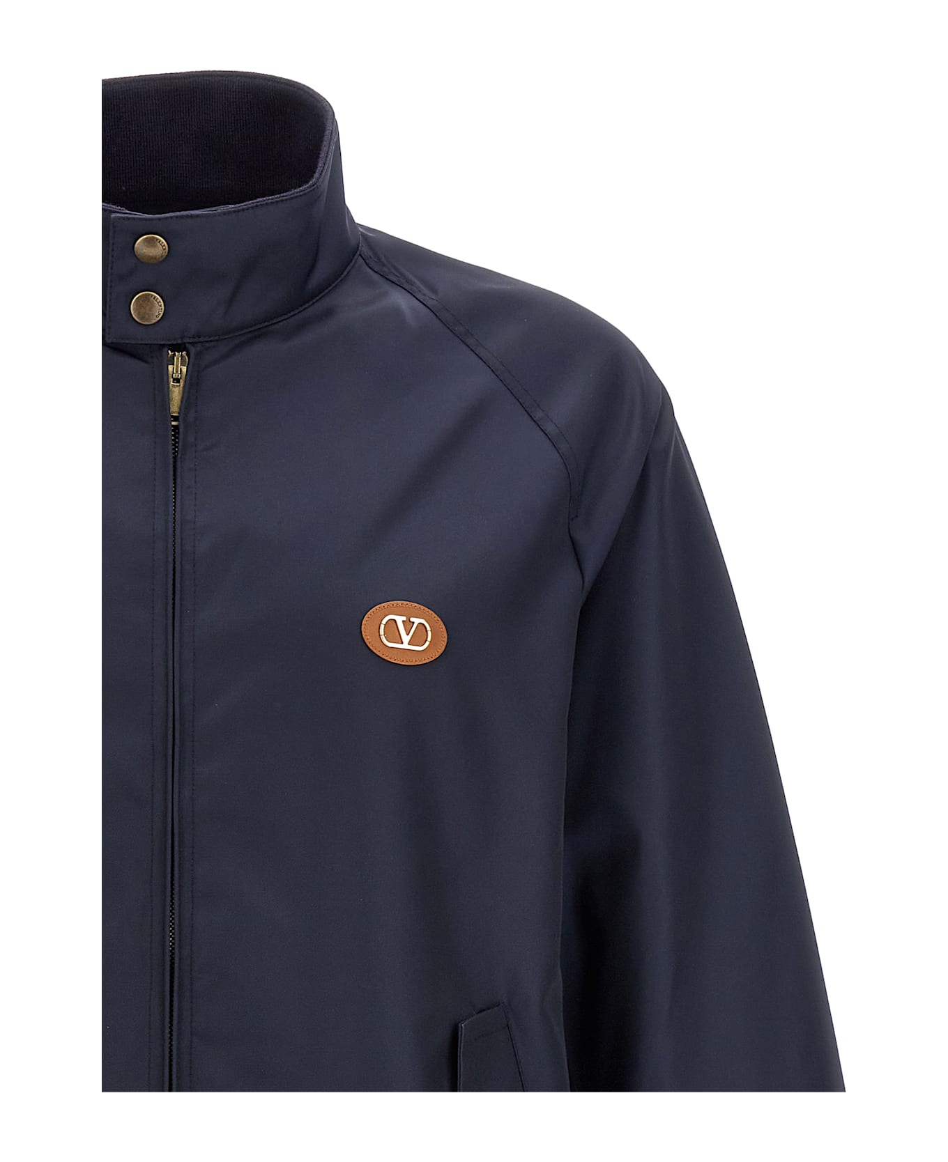 Valentino Garavani 'vlogo' Bomber Jacket - Blue