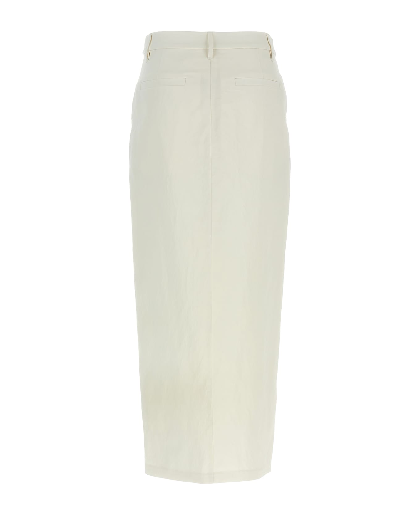Brunello Cucinelli 'wrap' Skirt - White