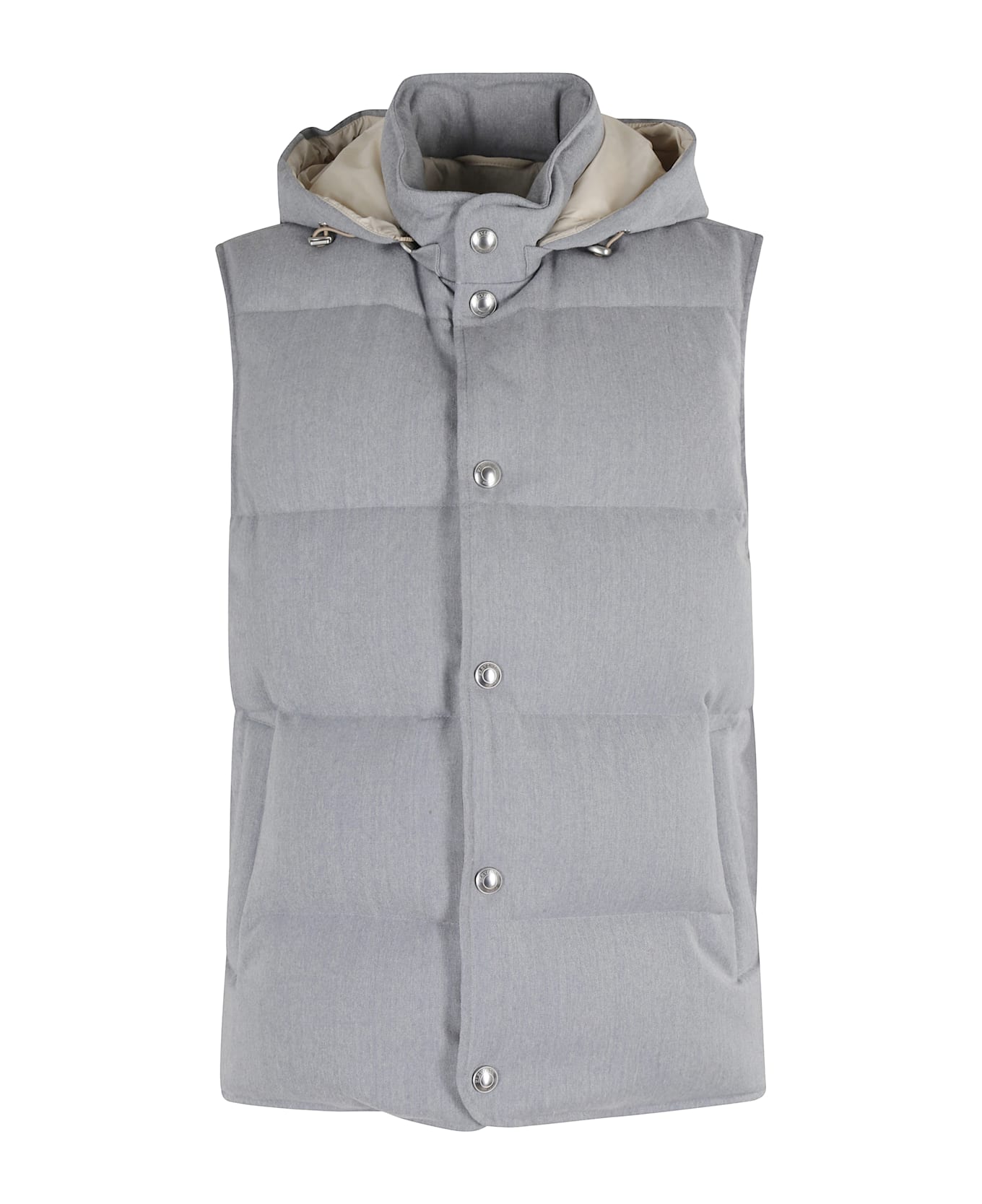 Eleventy Gilet Cappuccio Staccabile - Denim