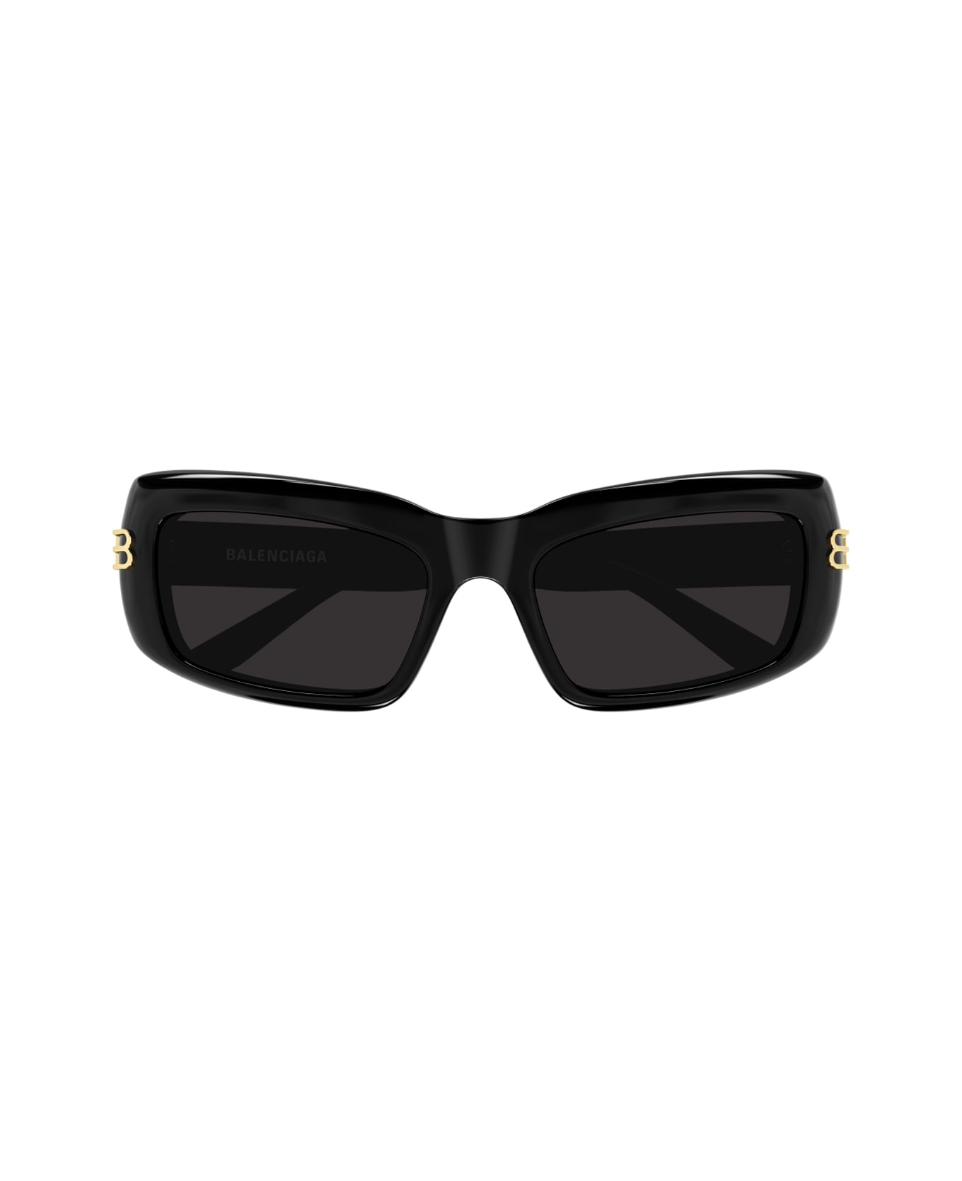 Balenciaga Eyewear Balenciaga Bb0432s Linea Everyday 001 Black Grey Sunglasses - Nero