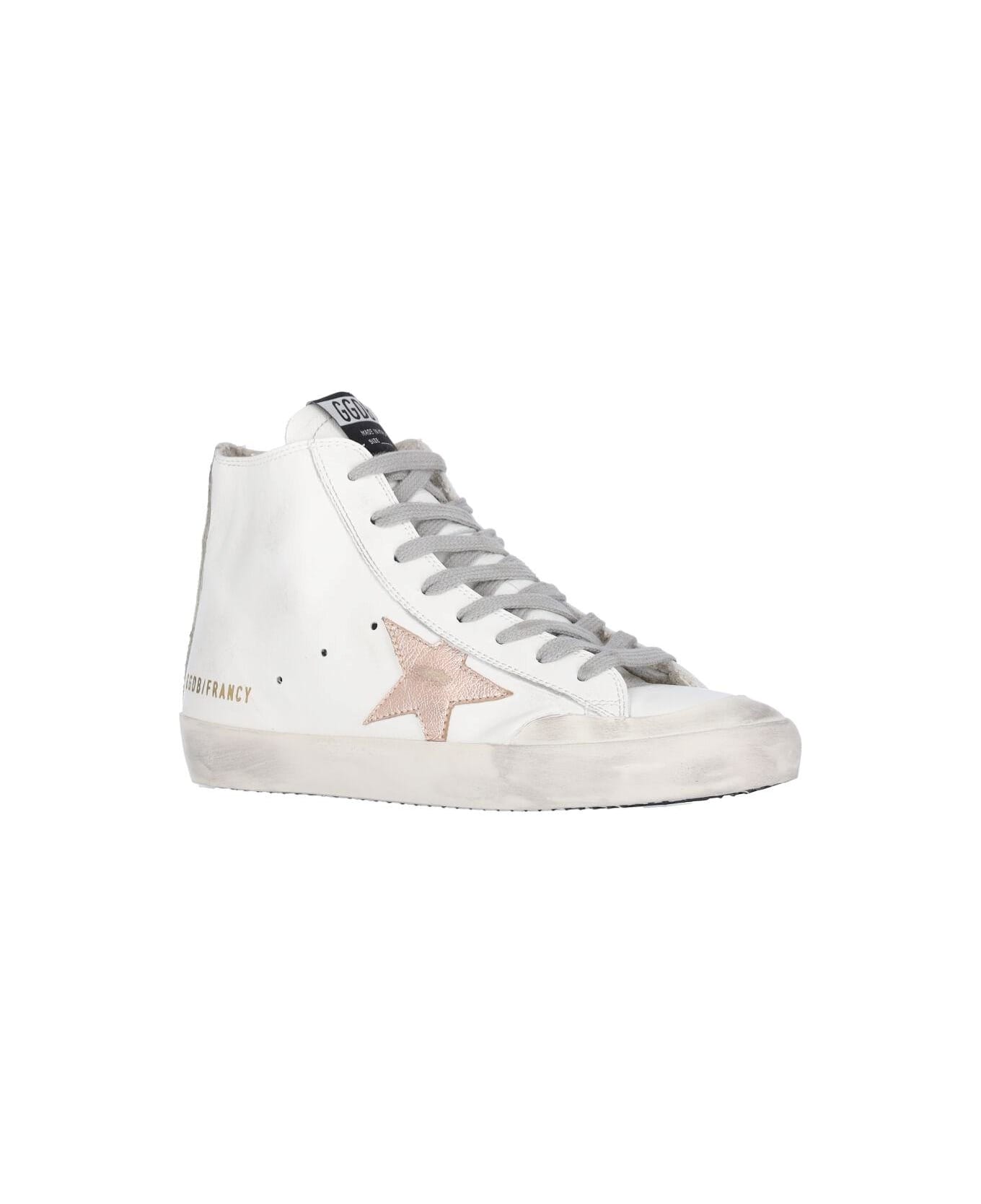 Golden Goose High-top Sneakers 'francy' - Bianco