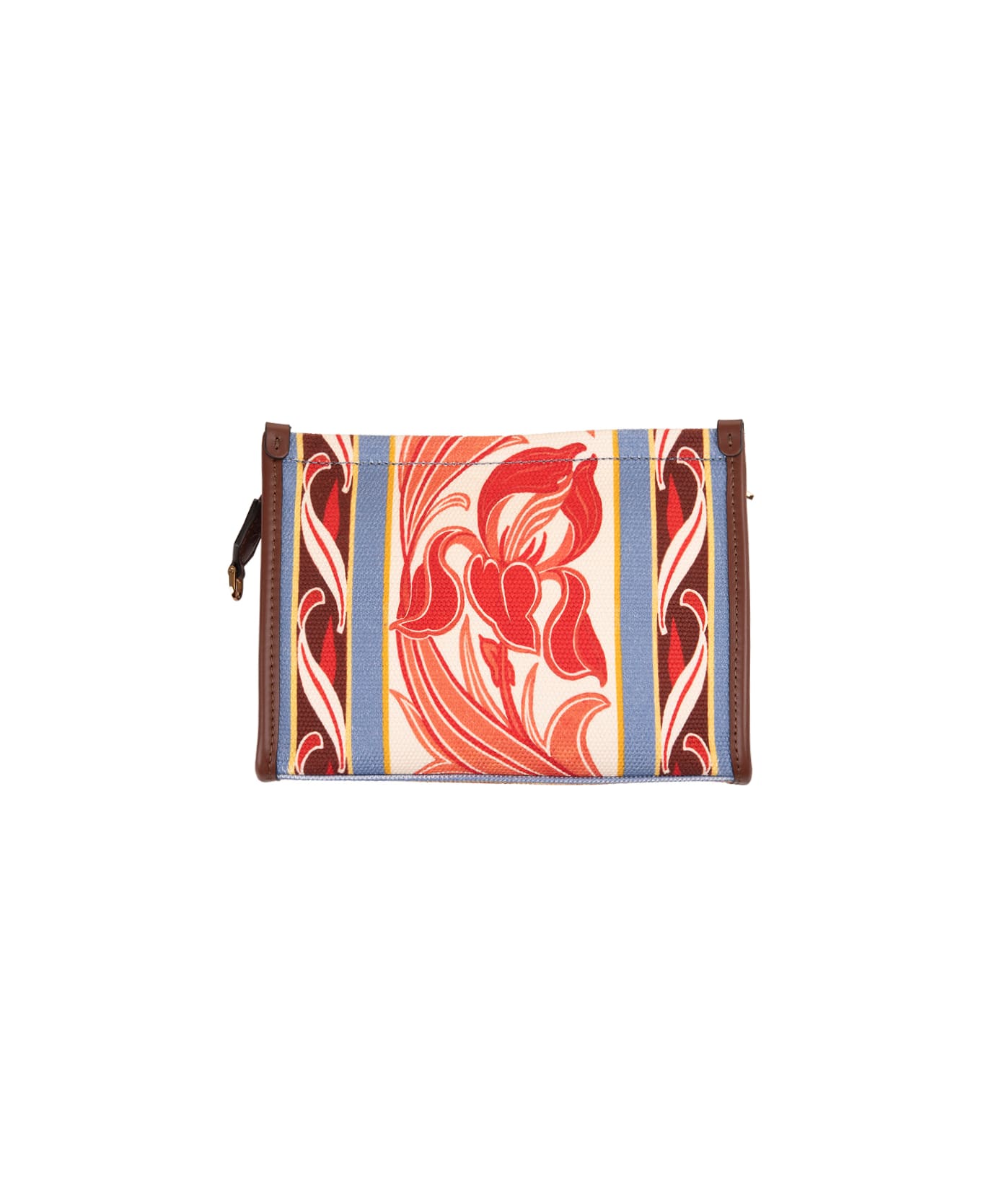 Etro Printed Canvas Pouch - Blue