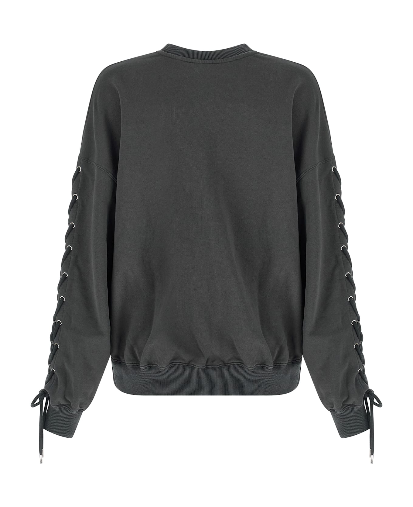 Rotate by Birger Christensen 'lacing Crewneck' Sweatshirt - Gray