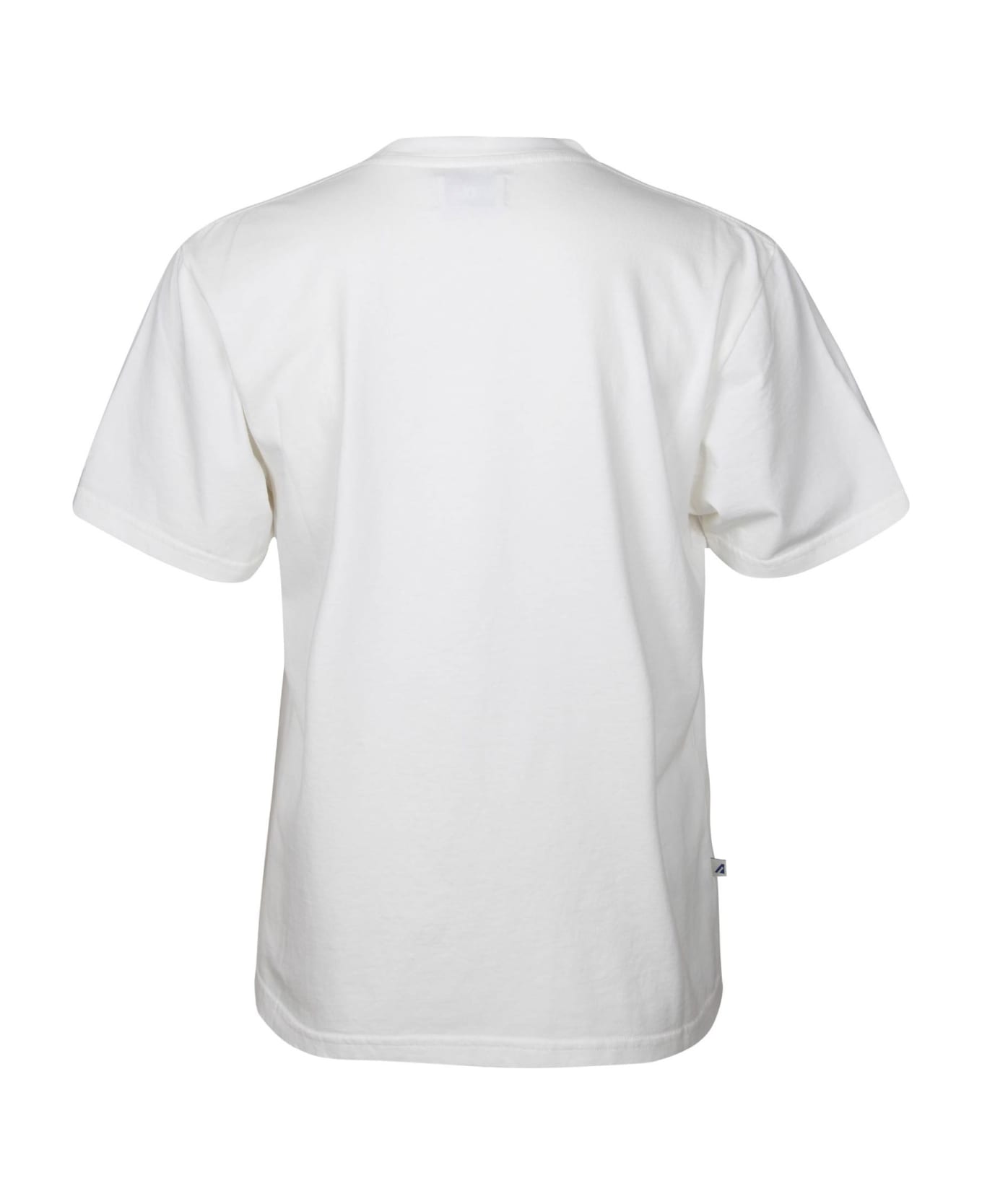 Autry Main Wom T-shirt In White Cotton - White Tシャツ