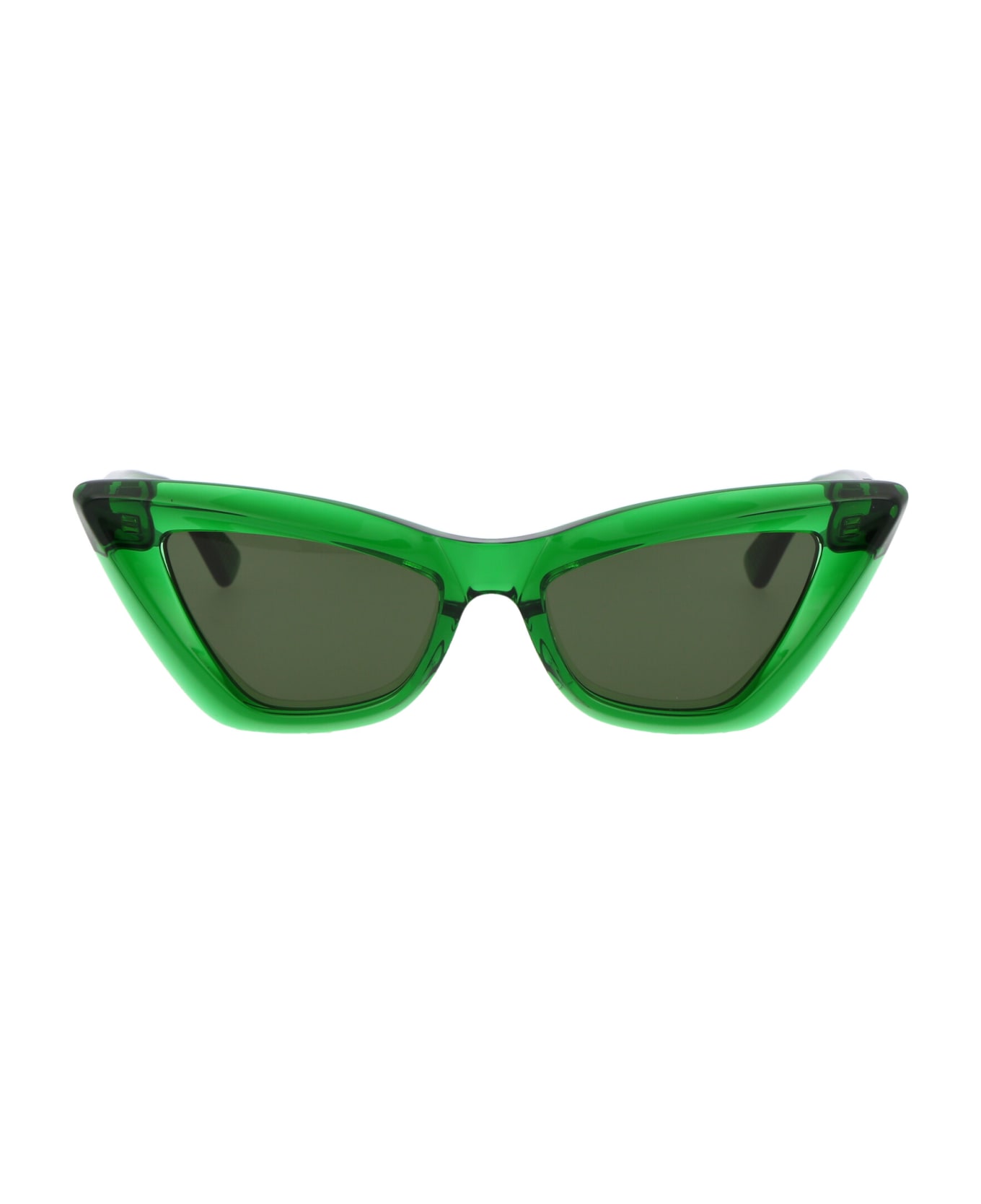 Bottega Veneta Eyewear Bv1101s Sunglasses - 010 GREEN GREEN GREEN