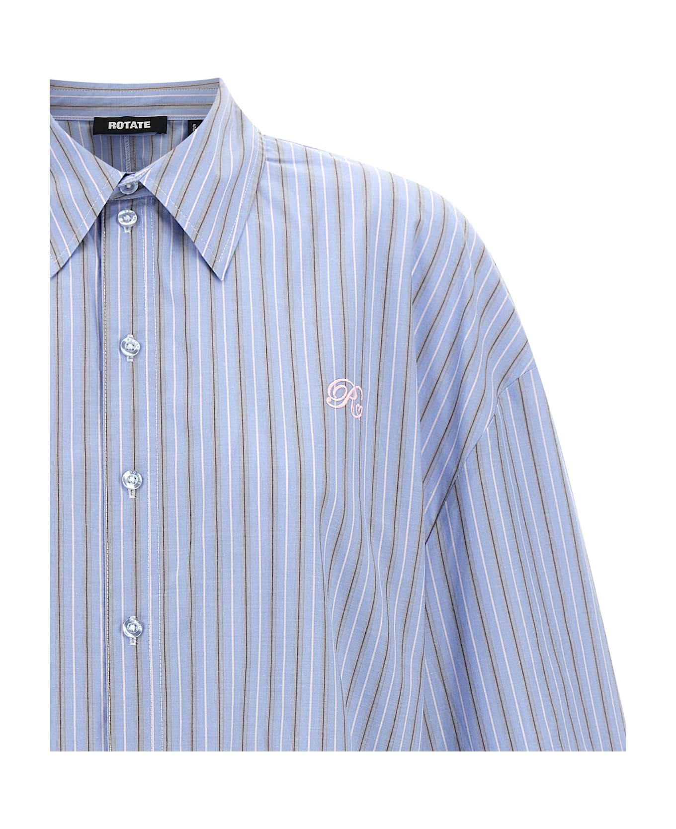 Rotate by Birger Christensen 'poplin Oversized' Shirt - Light Blue