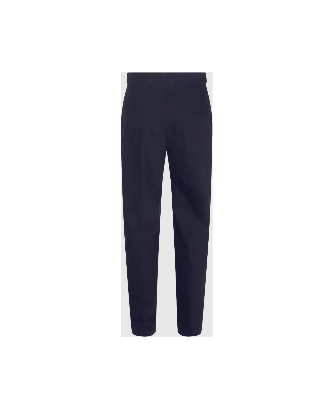 Brunello Cucinelli Dark Blue Cotton Pants - BLUE FREDDO