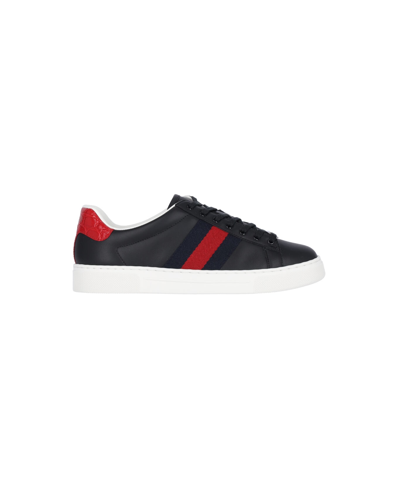 Gucci "ace" Low-top Sneakers - Black  