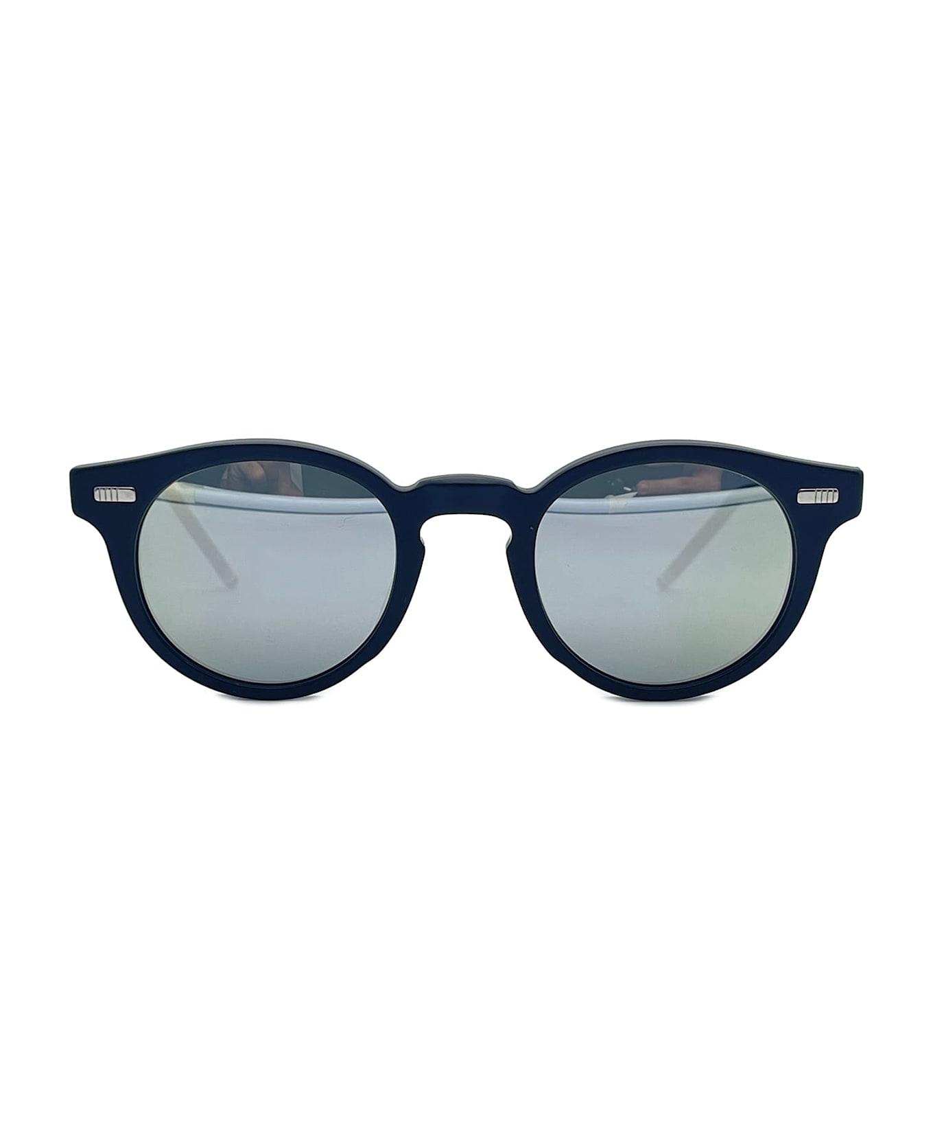 Thom Browne Round - Matte Black Sunglasses - Black