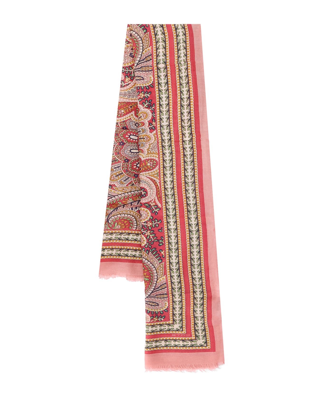 Etro Wool, Cashmere And Silk Scarf - MULTICOLOUR