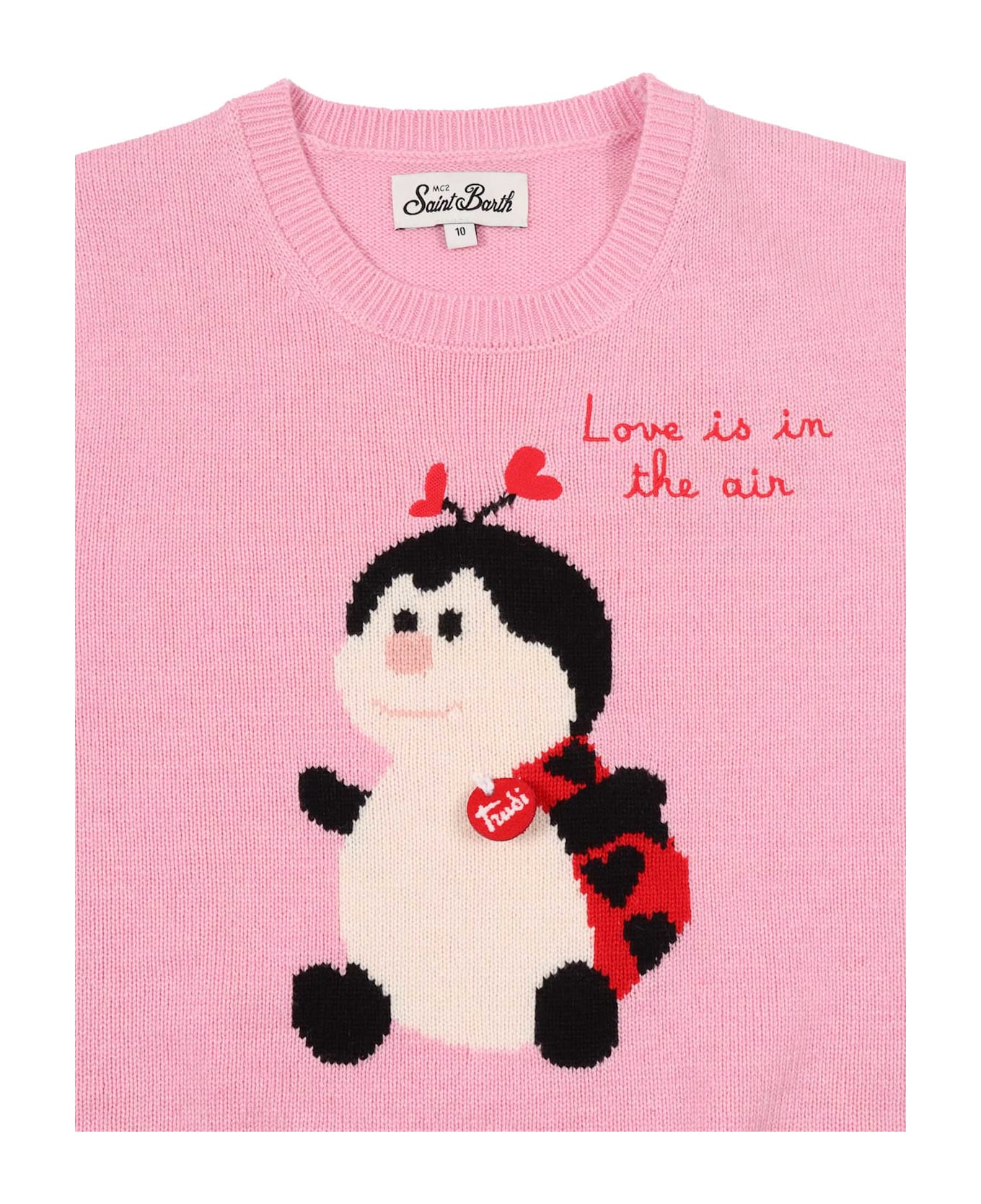 MC2 Saint Barth Princess-trudi Ladybug 23 Emb - PINK
