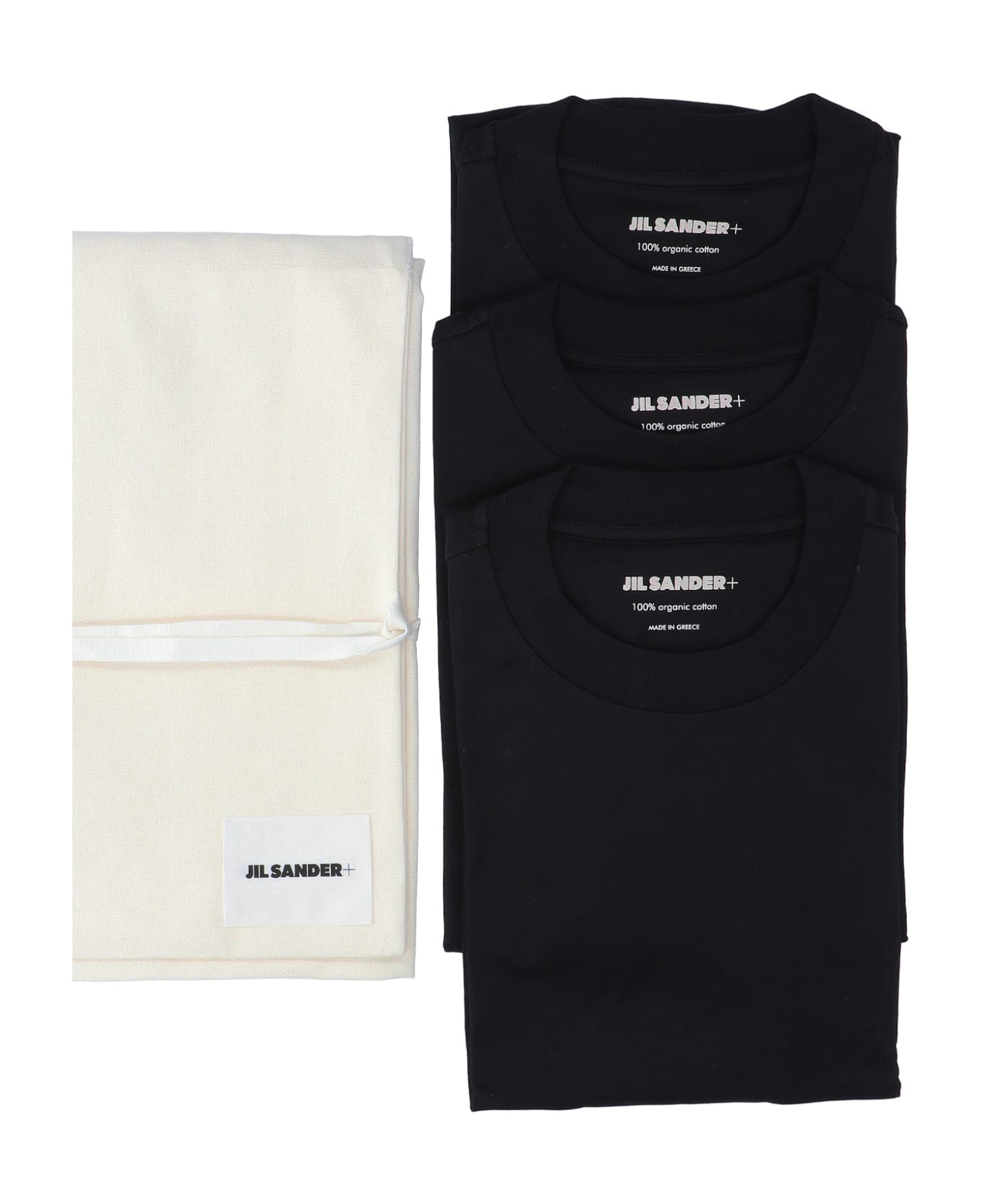 Jil Sander Logo T-shirt Set - Black   Tシャツ
