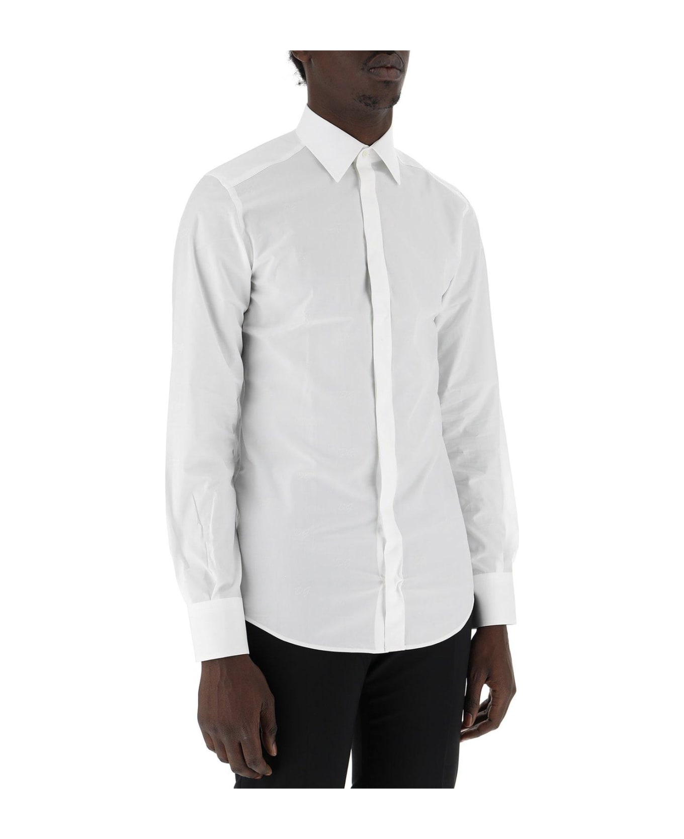 Dolce & Gabbana Slim Fit Shirt - Bianco