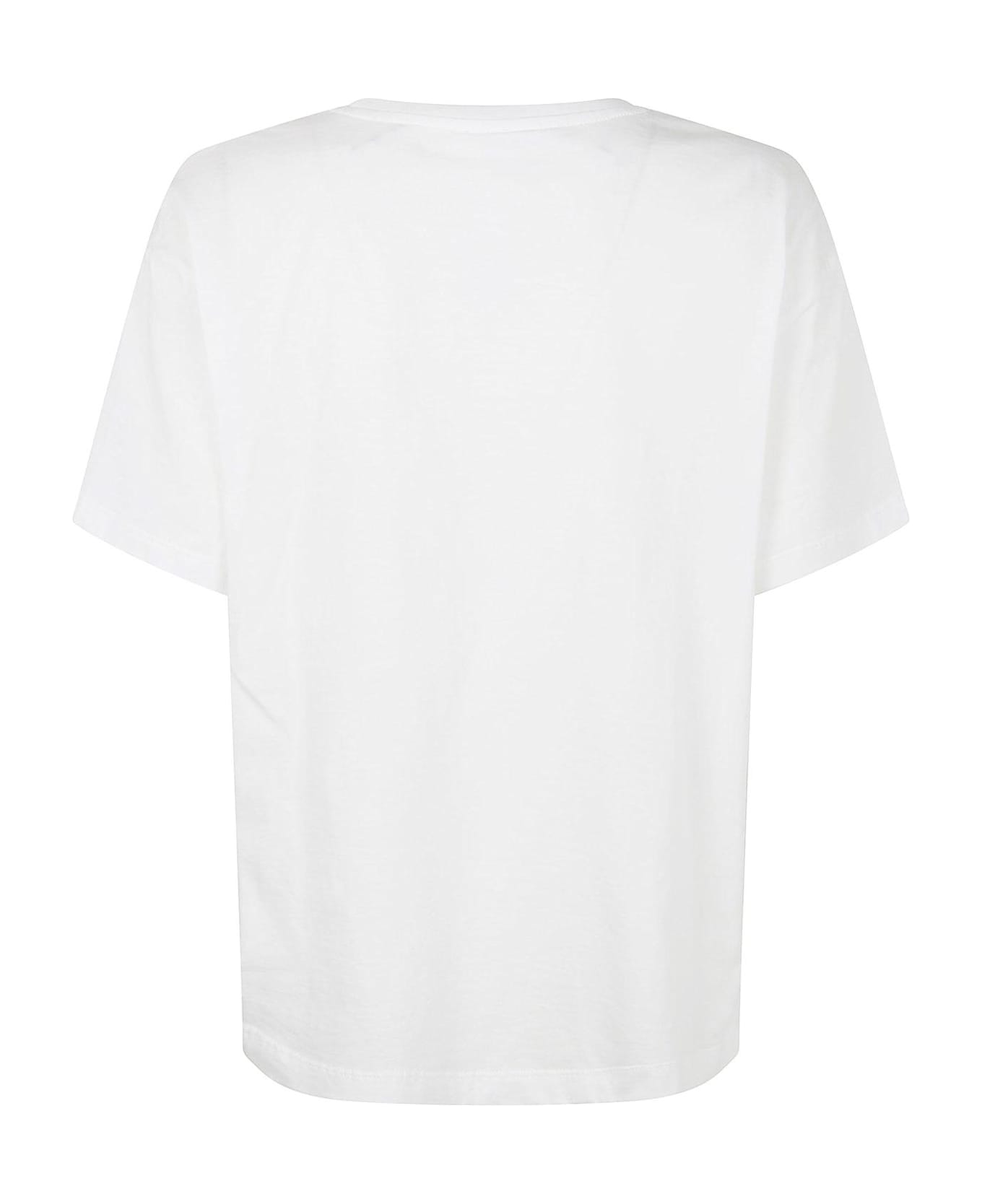 Paul Smith Floral Printed Crewneck T-shirt - White