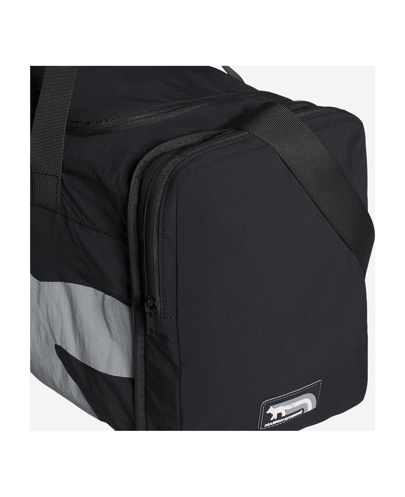 Maison Kitsuné Flash Fox Weekender Bag - Black