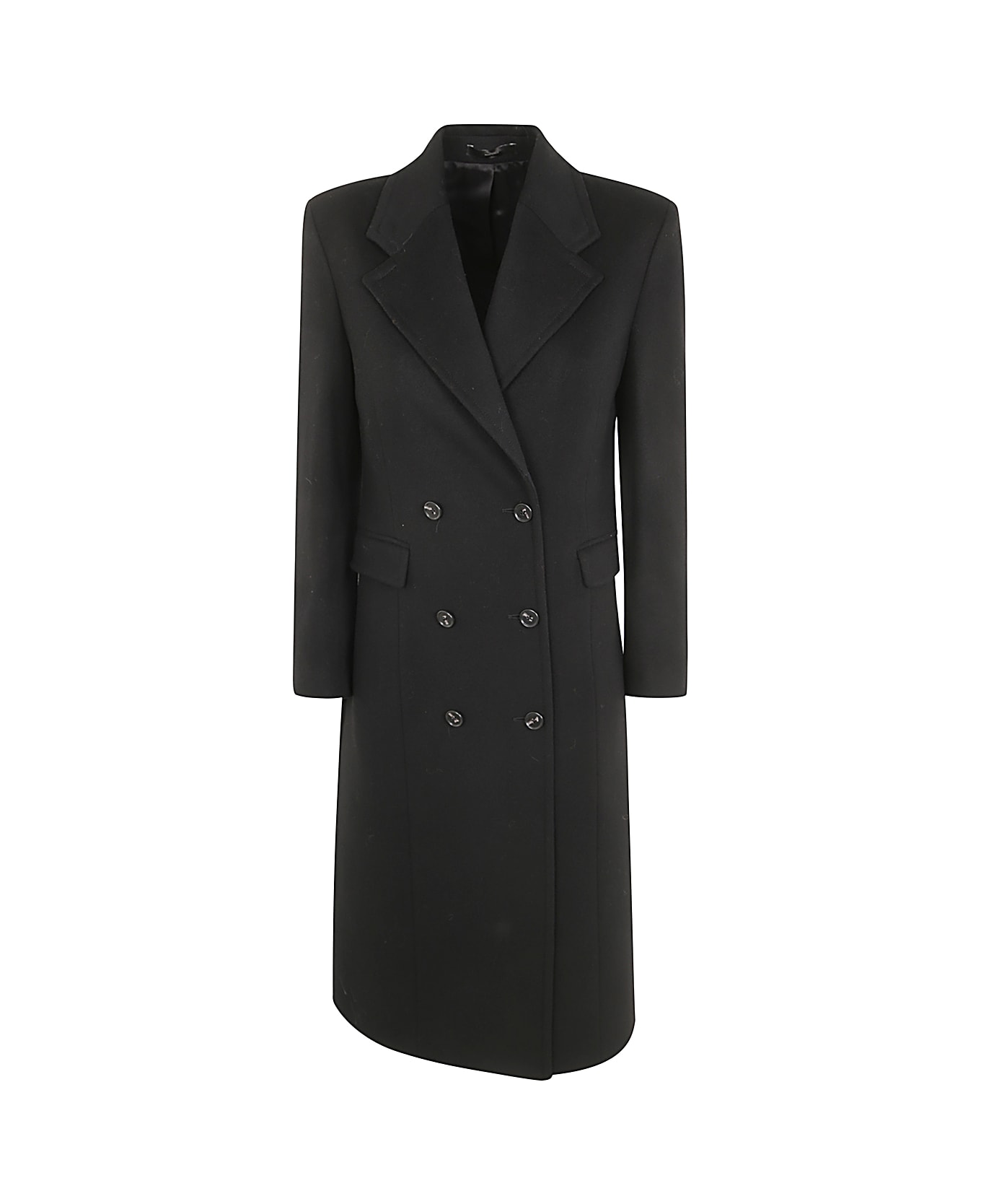 Paul Smith Womens Double Breast Coat - Black