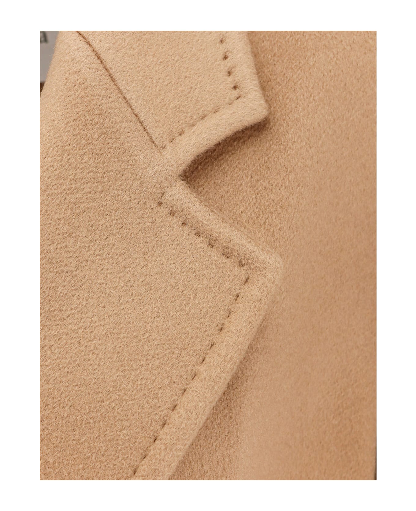 Max Mara 
melinda
 Beige Cashmere Coat - Beige
