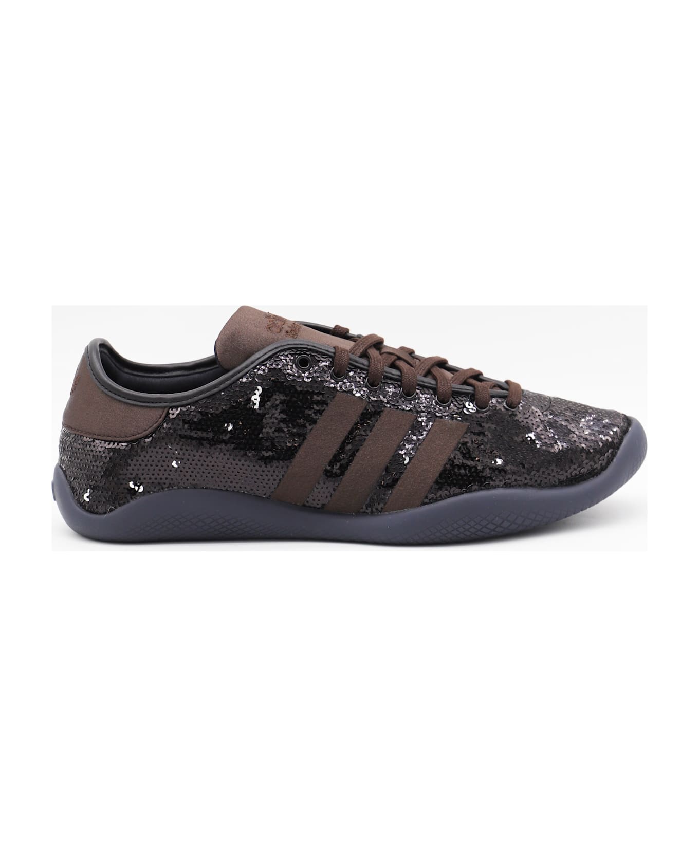 Adidas Originals by Wales Bonner Dark Brown Lo Pro Sequin Sneakers - Nero