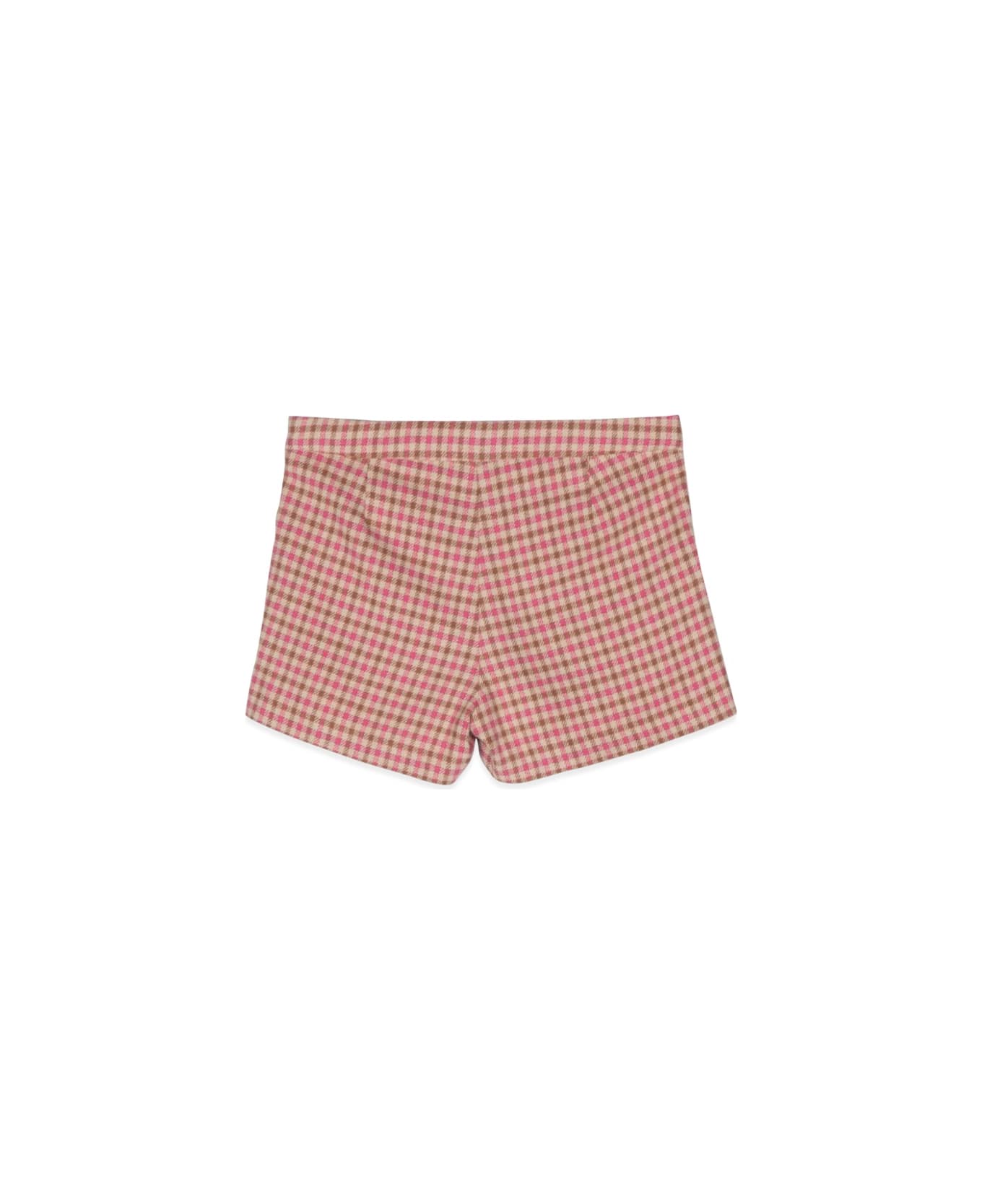Il Gufo Skirt Pants Squares - FUCHSIA