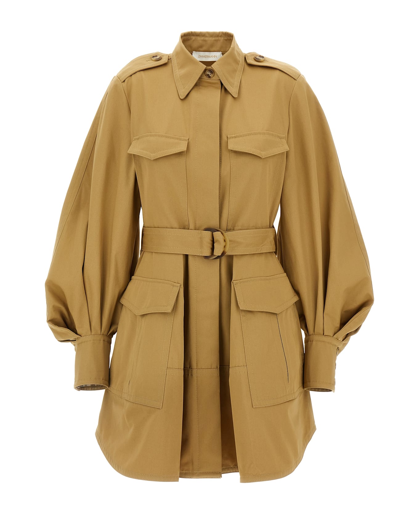 Zimmermann 
illuminate Cargo Mini
 Dress - Beige