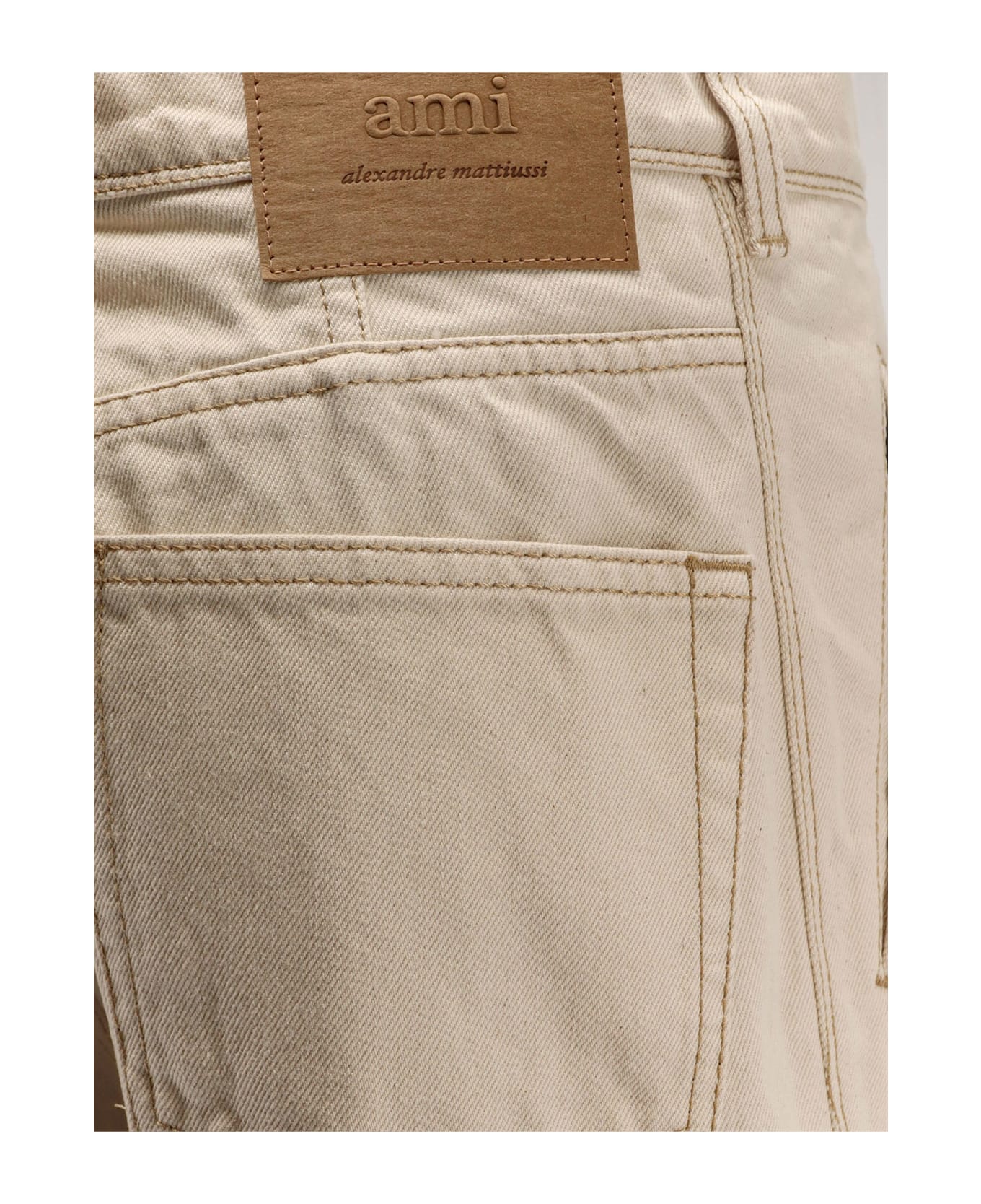 Ami Alexandre Mattiussi Denim Trousers - IVORY