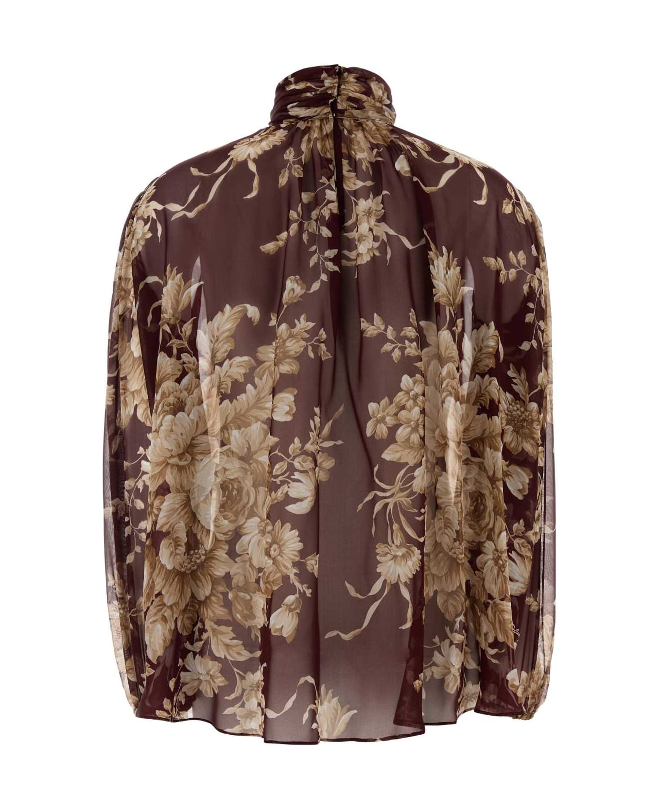 Dolce 
Gabbana Printed Silk Blouse - ROSECRETONNEFBDX