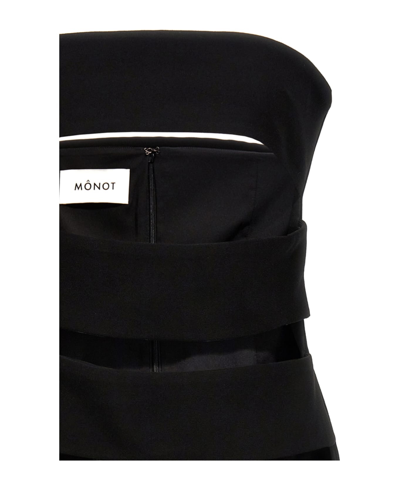 Monot Cut-out Dress - Black  