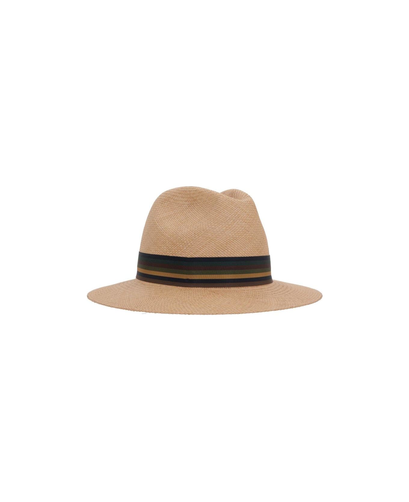 Max Mara Logo Plaque Hat - Beige