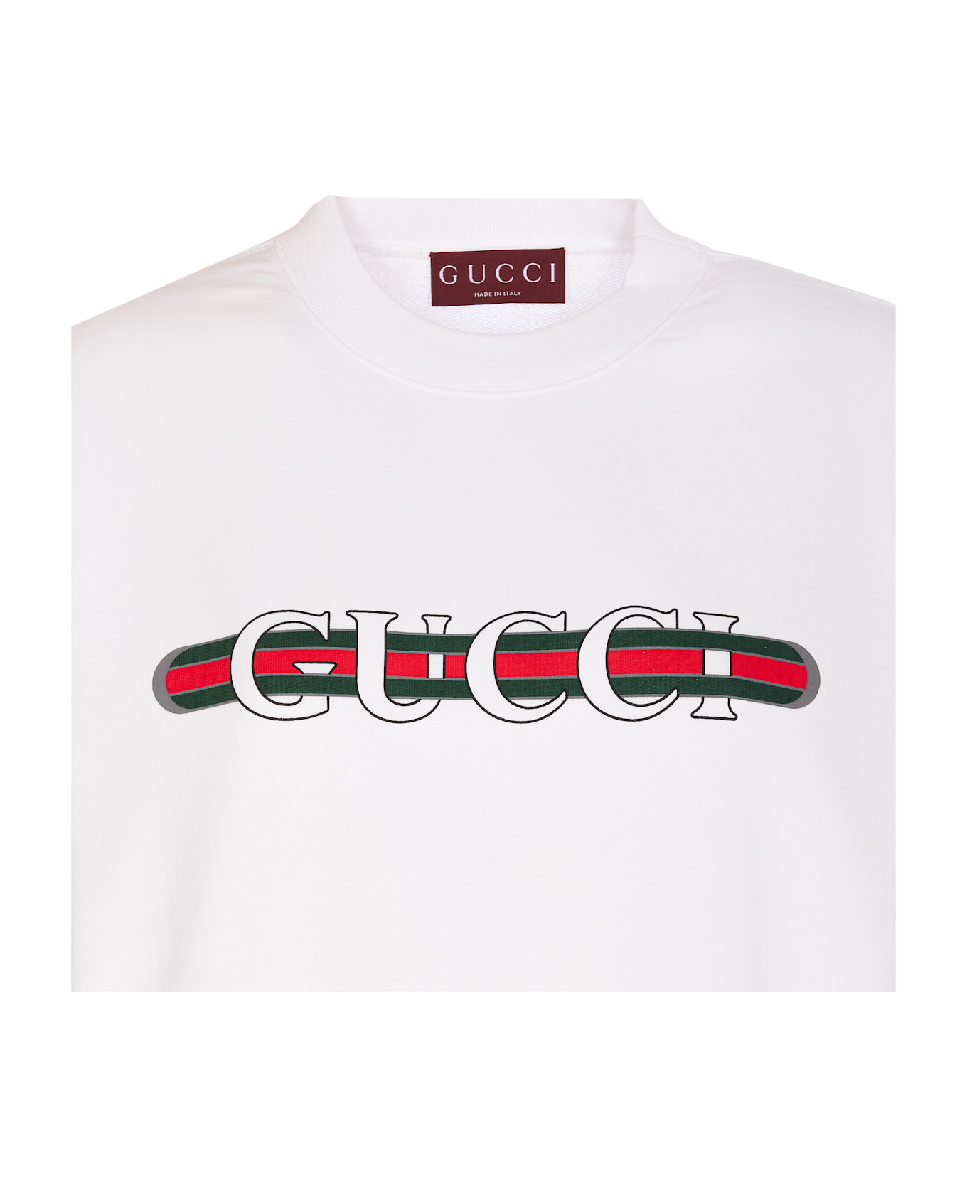 Gucci Print Sweatshirt - White