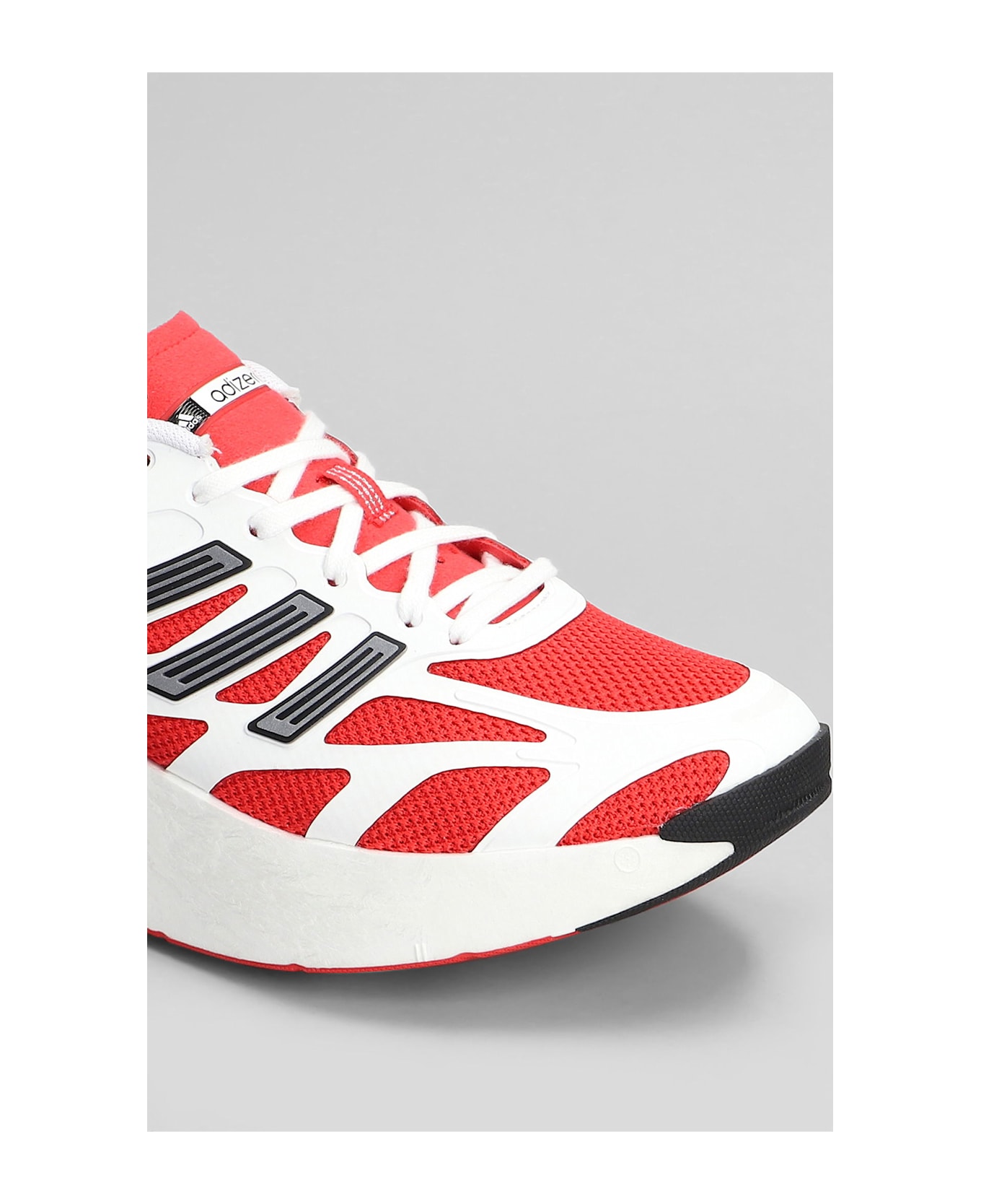 Adidas Adizero Aruku Sneakers In Red Fabric - red