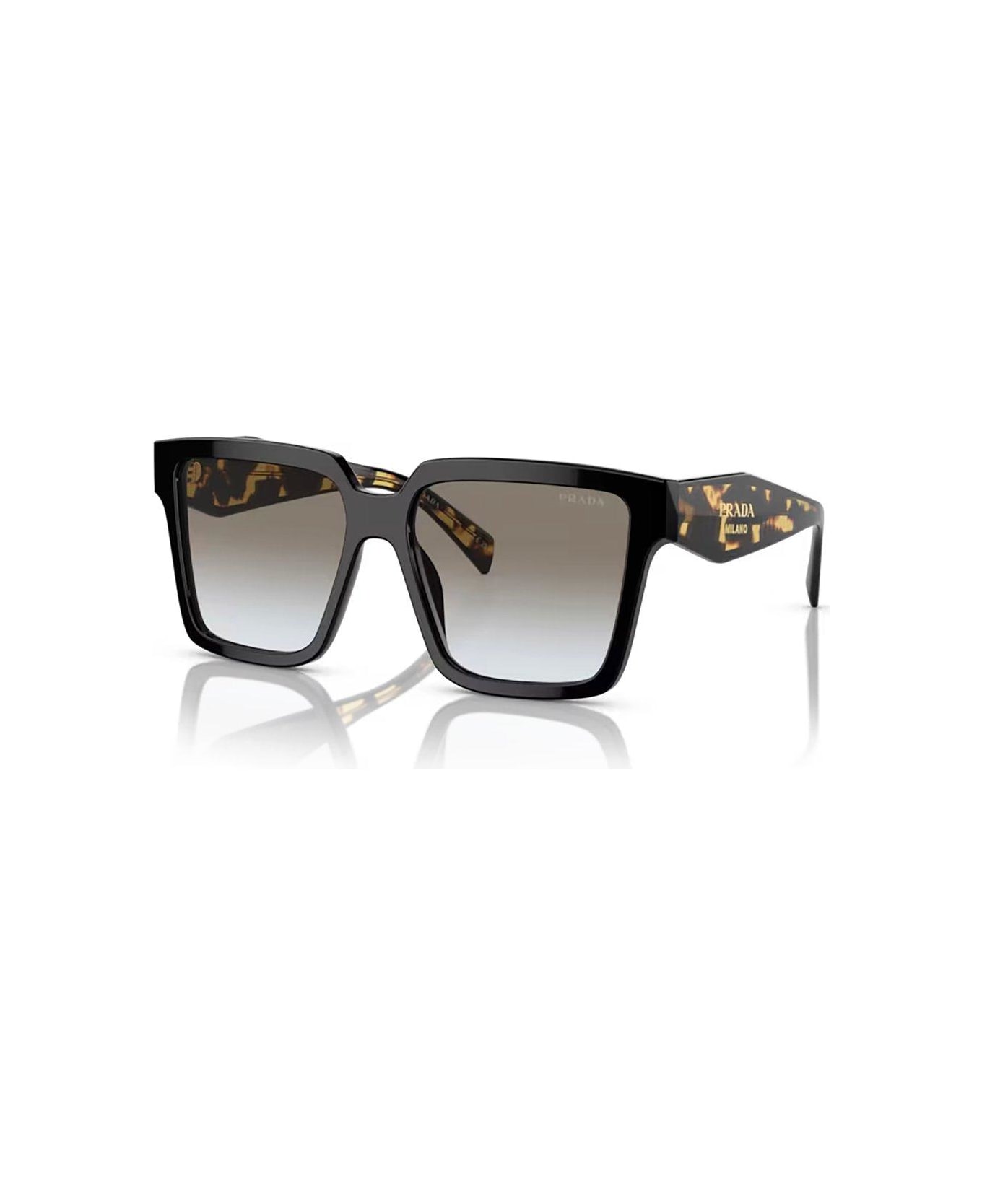 Prada Eyewear Square-frame Sunglasses Sunglasses - 1AB0A7 BLACK