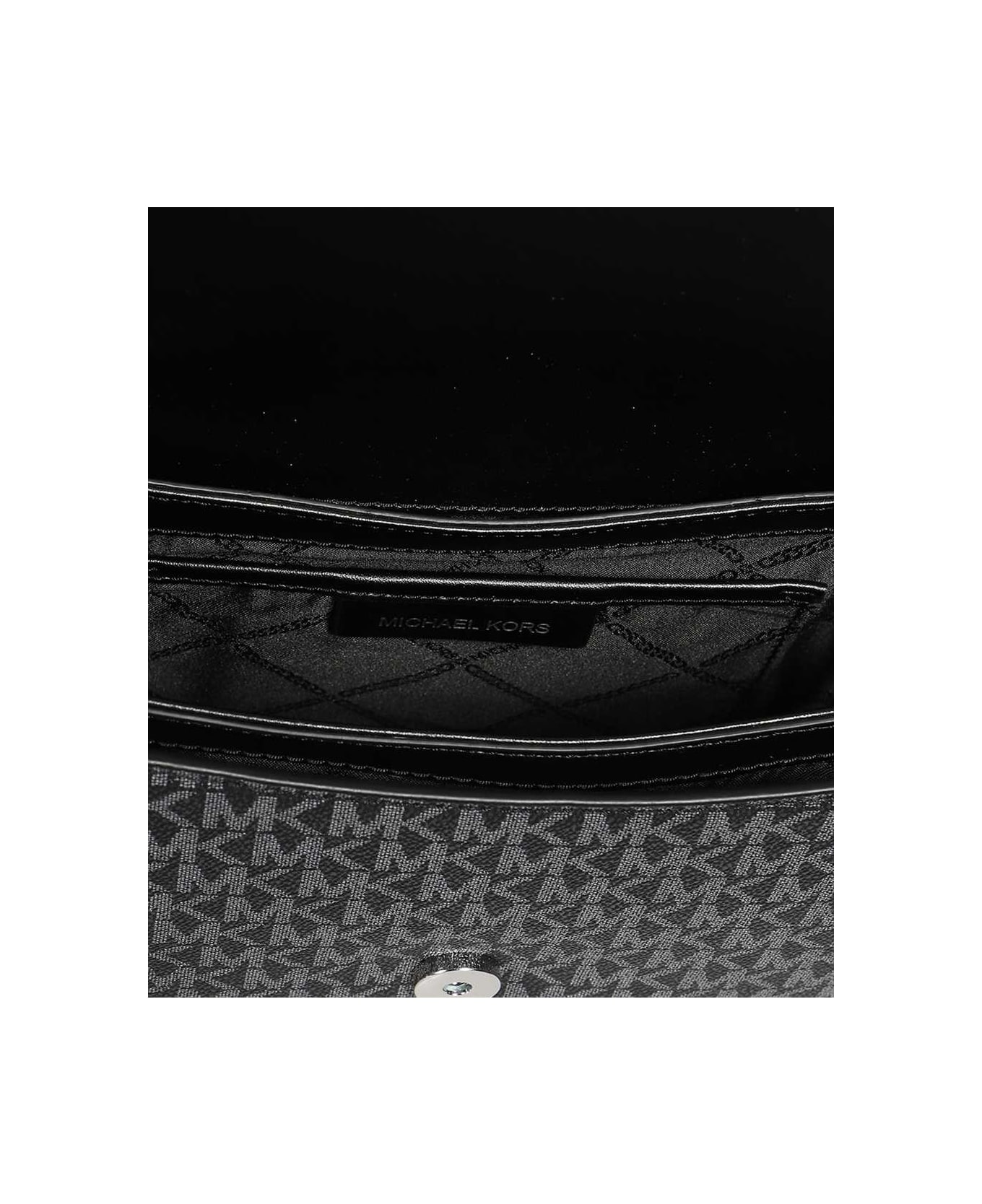 MICHAEL Michael Kors Parker Canvas Shoulder Bag - black