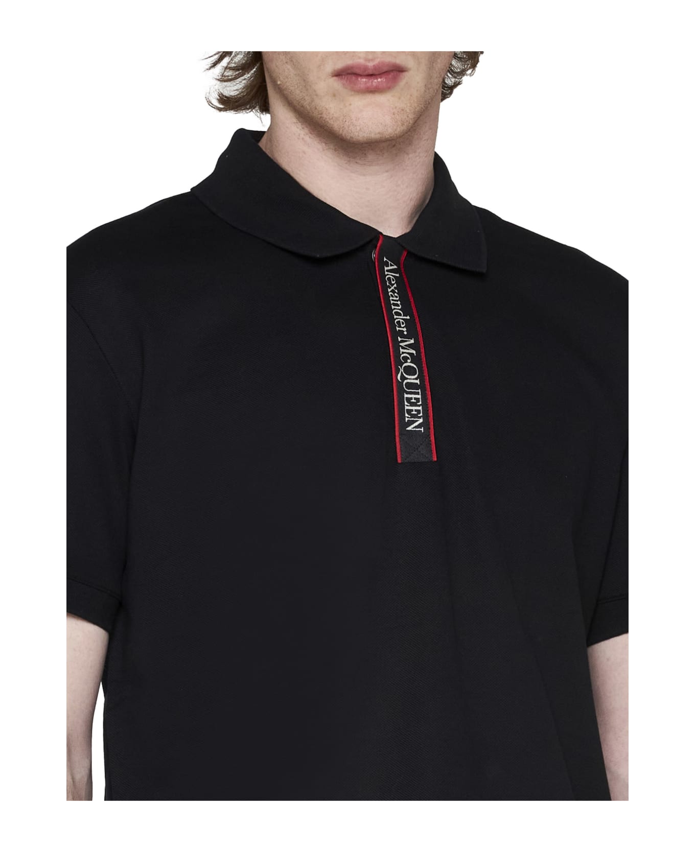 Alexander McQueen Polo Shirt - Black Mix