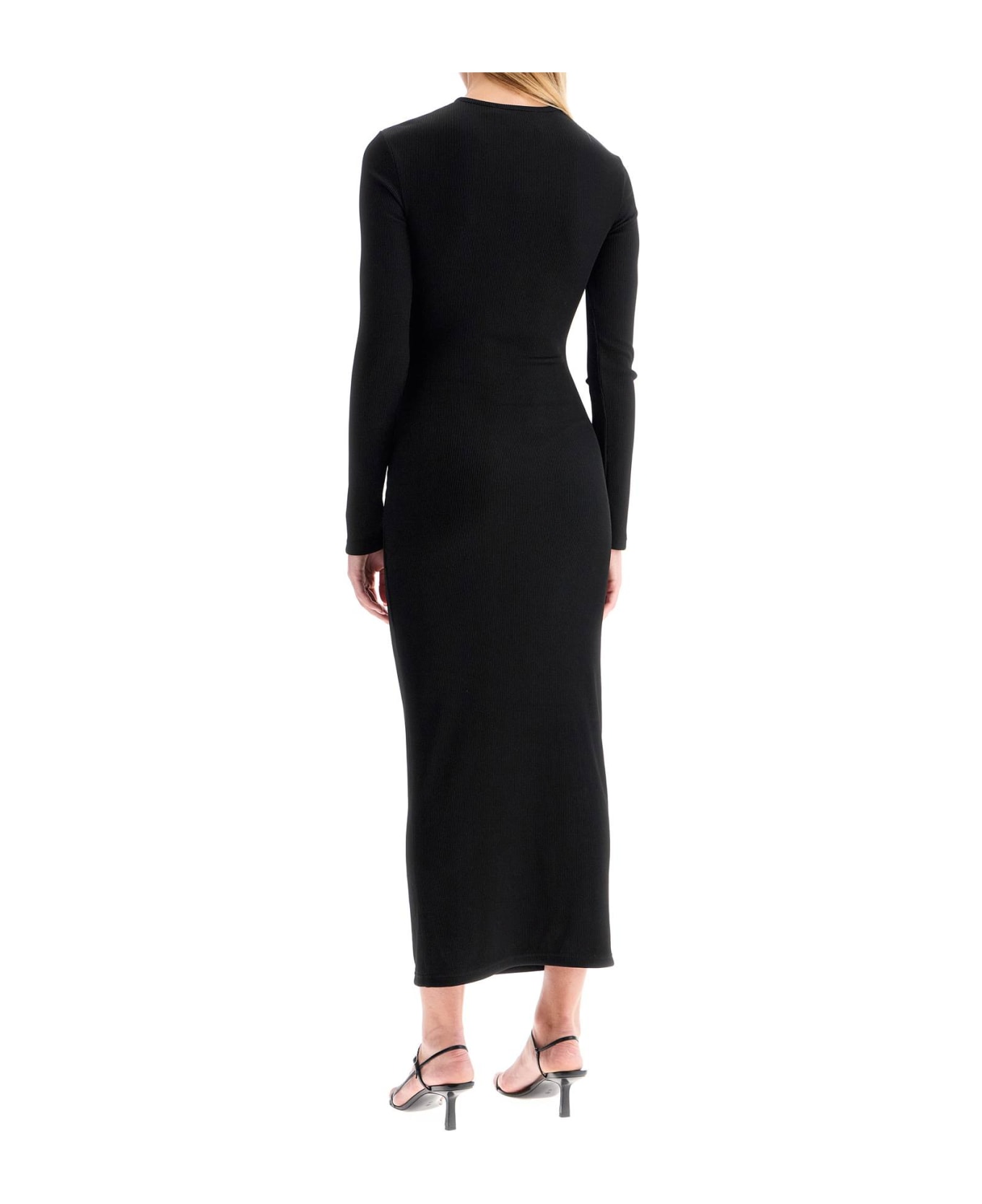 Christopher Esber 'cut Out Dress With Metallic Rings' - Black