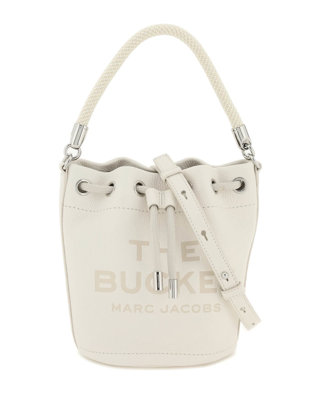Marc Jacobs The Leather Bucket Bag - Silver