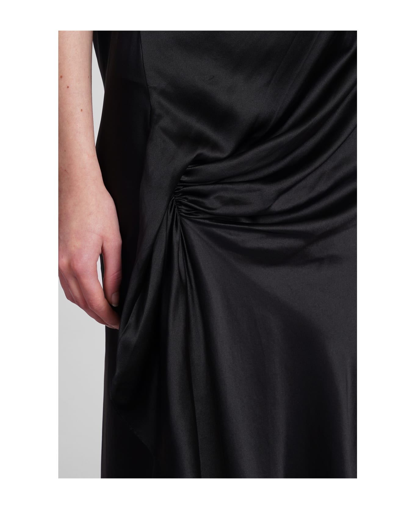 Christopher Esber Dress In Black Silk - black
