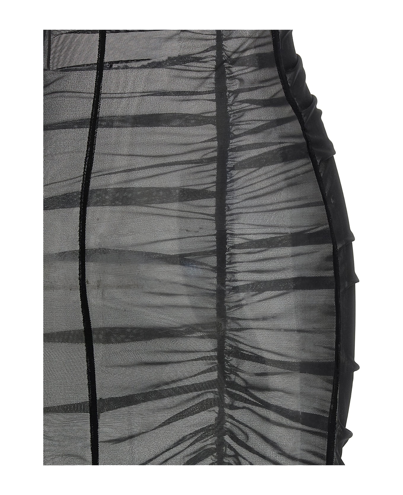 Norma Kamali 
strapless
 Dress - Black  