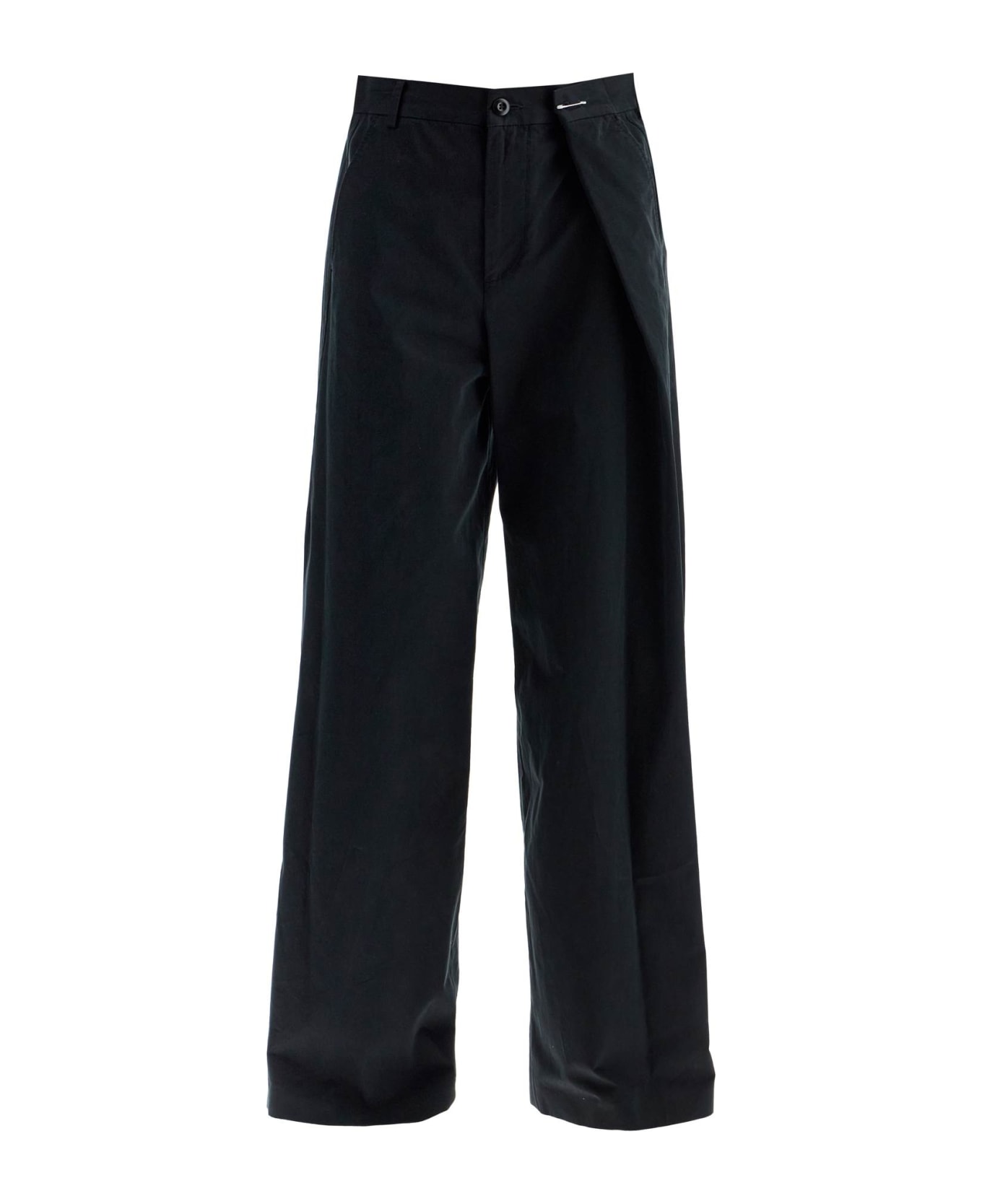 MM6 Maison Margiela Palazzo Pants - BLACK (Black)