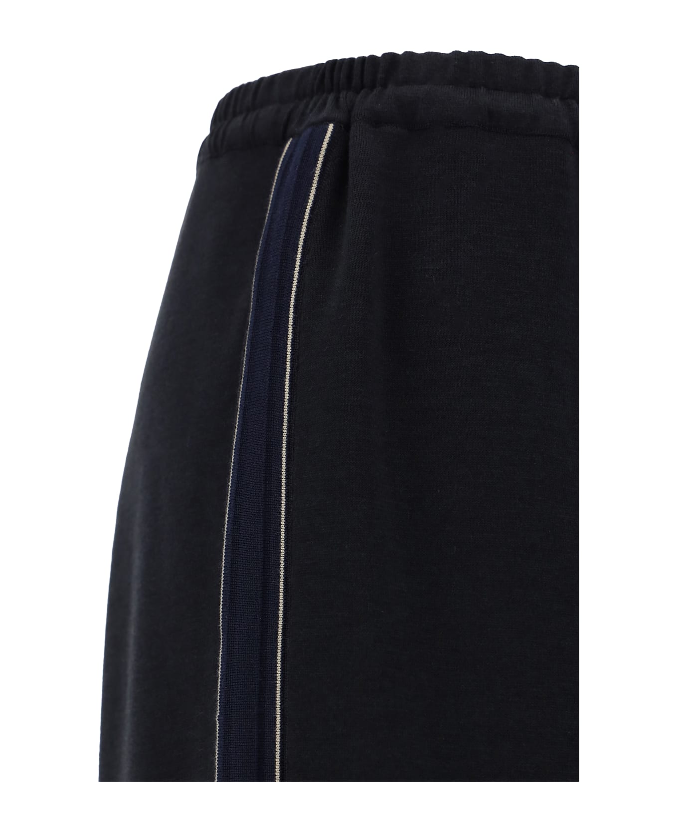 The Row Haron Sweatpants - Black / Navy / Beige