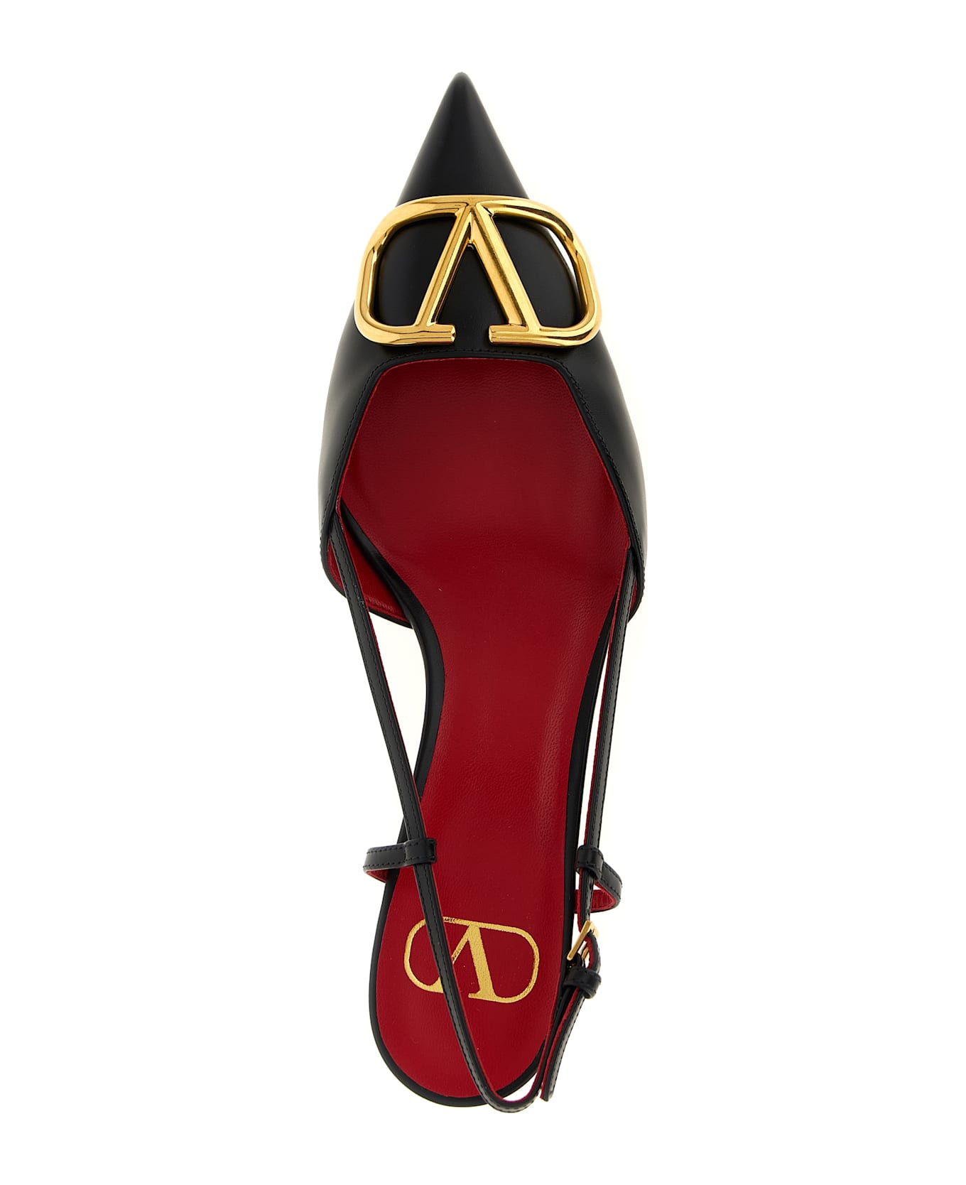 Valentino Garavani Slingback Valentino Garavani Vlogo Signature - Black  