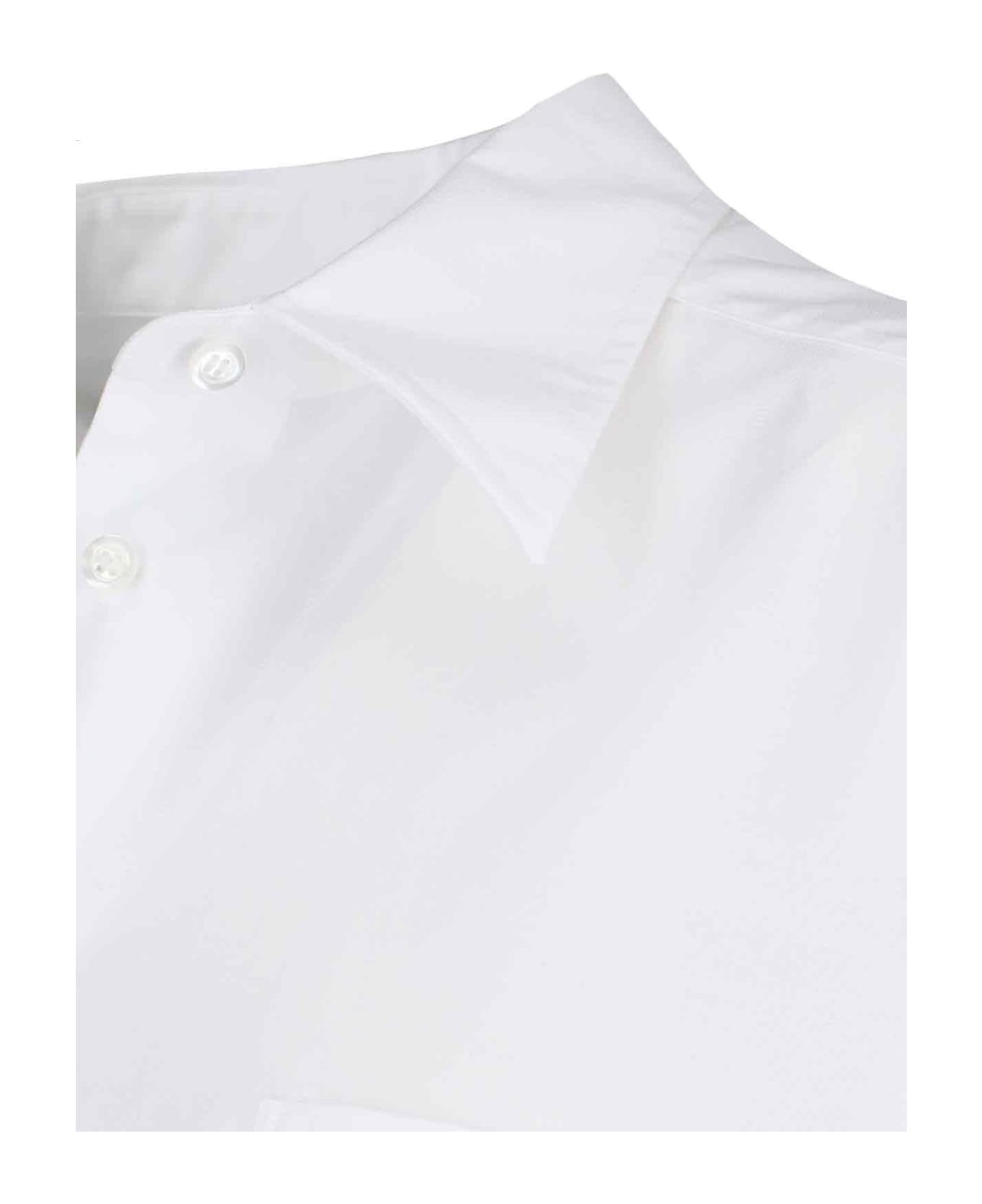 Maison Margiela Mini Chemisier Dress - White