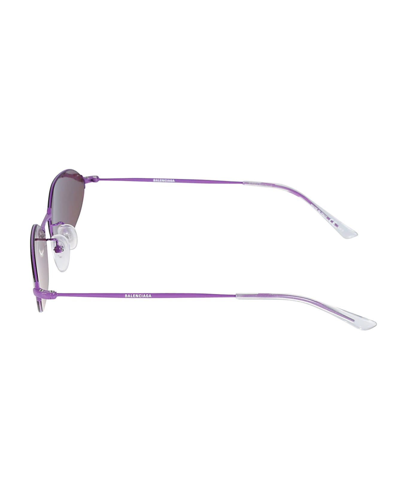 Balenciaga Eyewear Logo Frame Briranyth Sunglasses - Violet