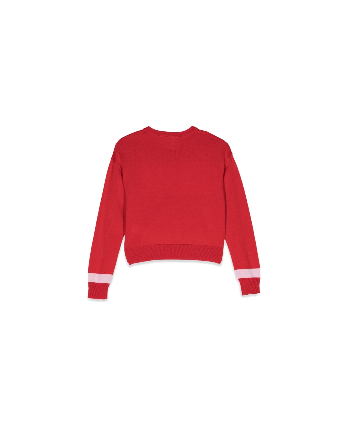 N.21 Logo Crew Neck Pullover - RED
