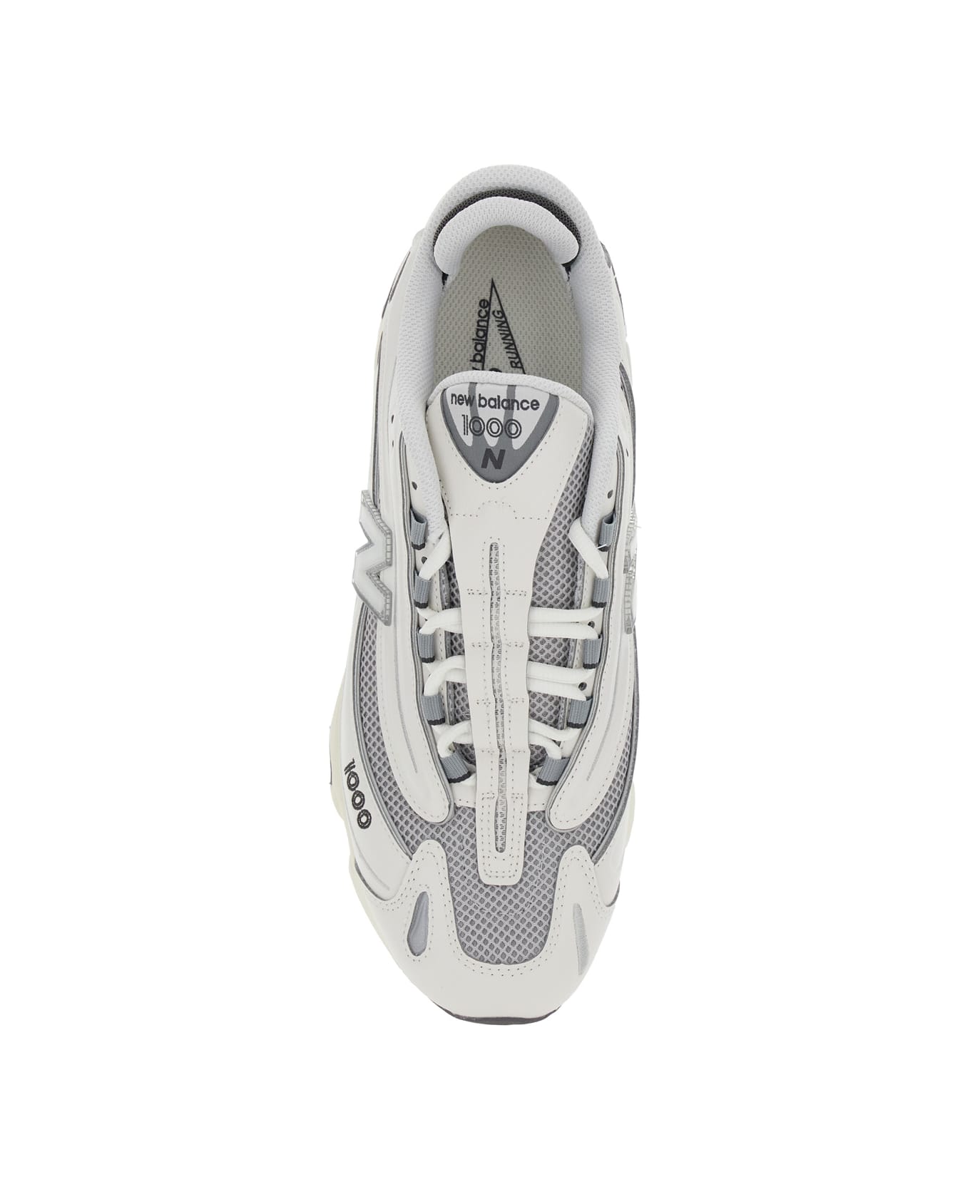New Balance Grey Low Top Sneakers With Logo Patch On Side And Tongue And Perforated Panels In Tech Fabric Unisex - Grey