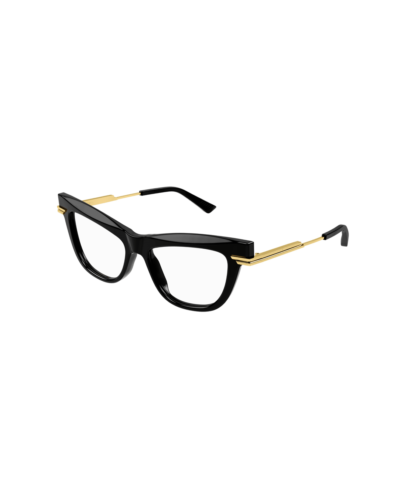 Bottega Veneta Eyewear Bv1266o Linea Minimalist 001 Glasses - Nero アイウェア