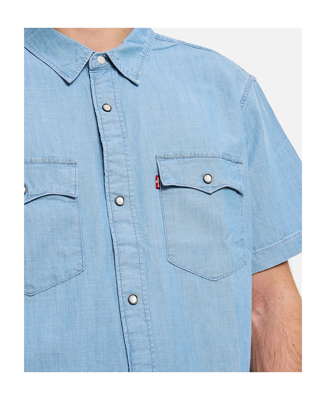 Levi
s Short Sleeves Relaxed Fit Western - Clear Blue